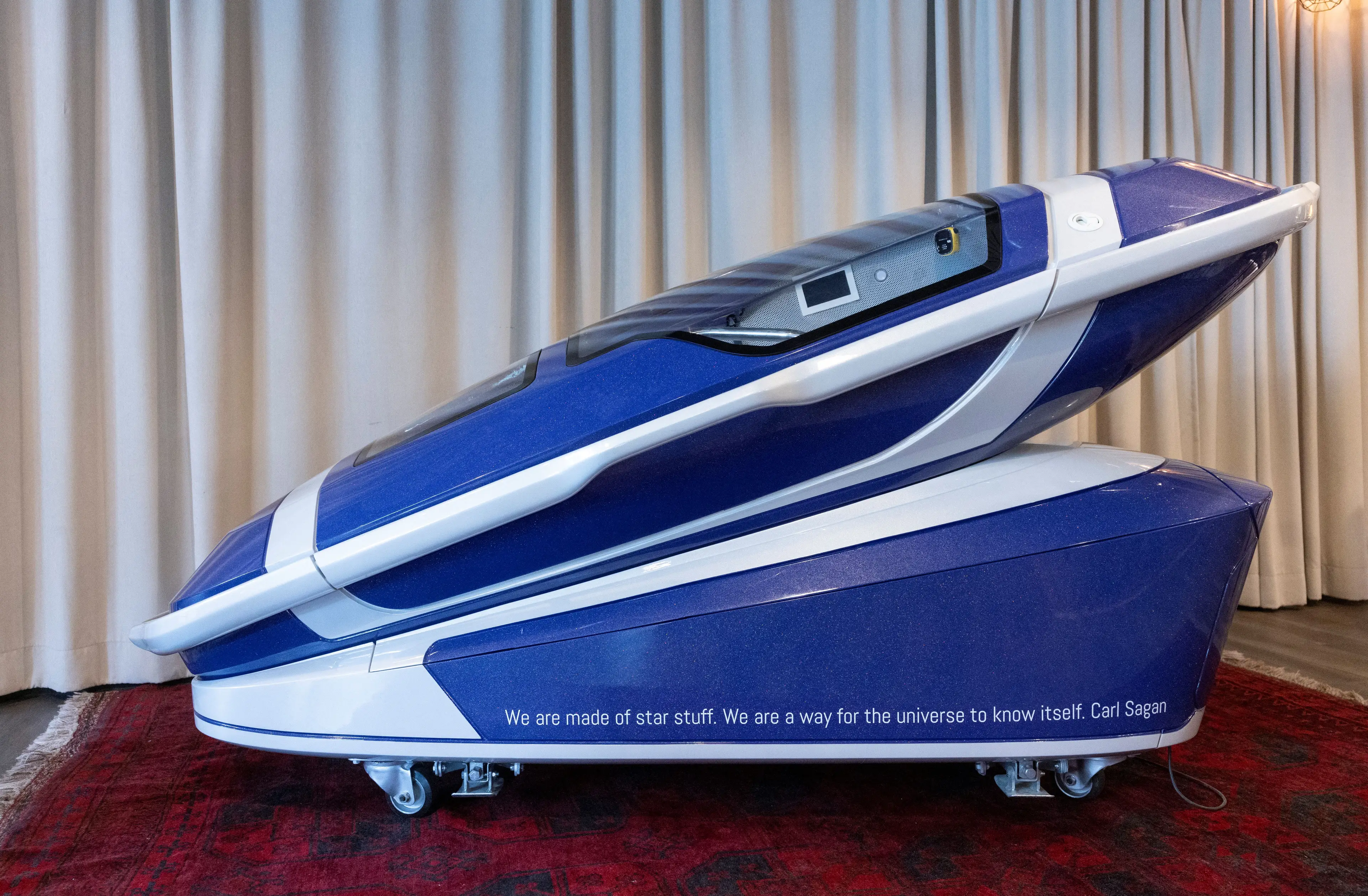 Several people have been arrested following the pod's first use (ARND WIEGMANN/AFP via Getty Images)