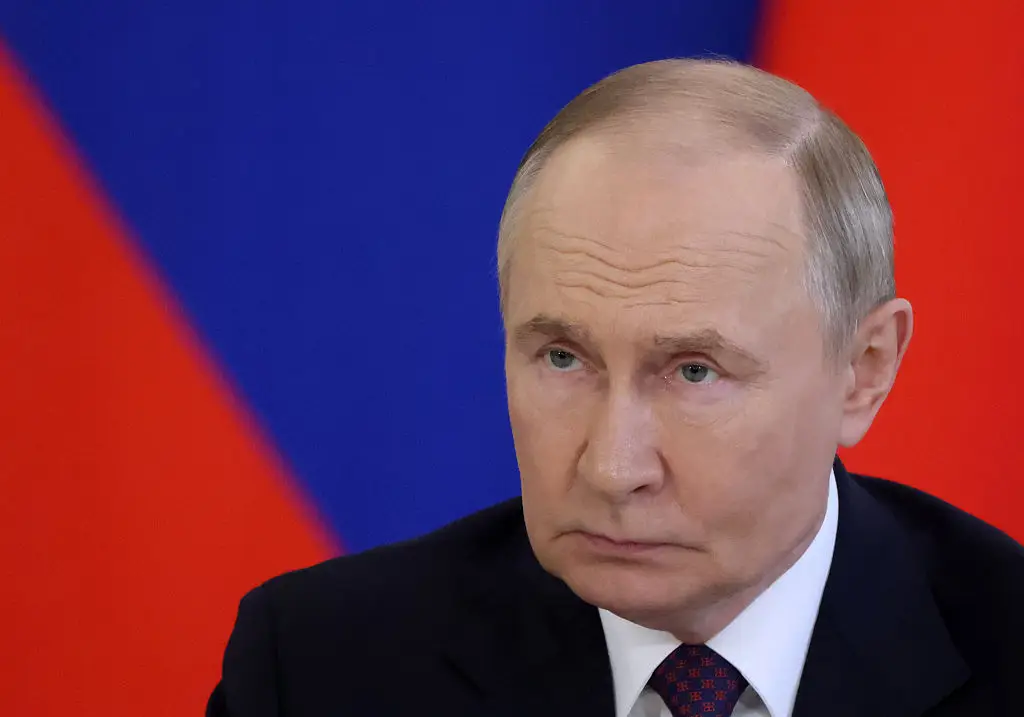 The Russian president noted that he is not 'threatening' the West. (Contributor/Getty Images)