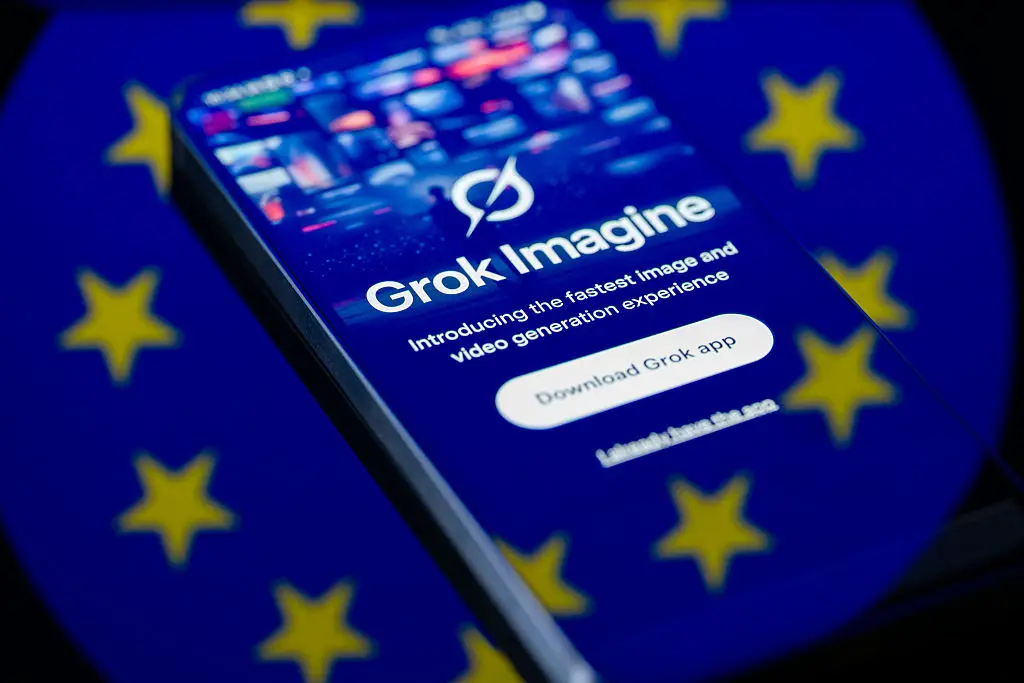 X's AI tool Grok has previously come under fire for allowing users to create sexually explicit content on the platform (Jonathan Raa/NurPhoto via Getty Images)