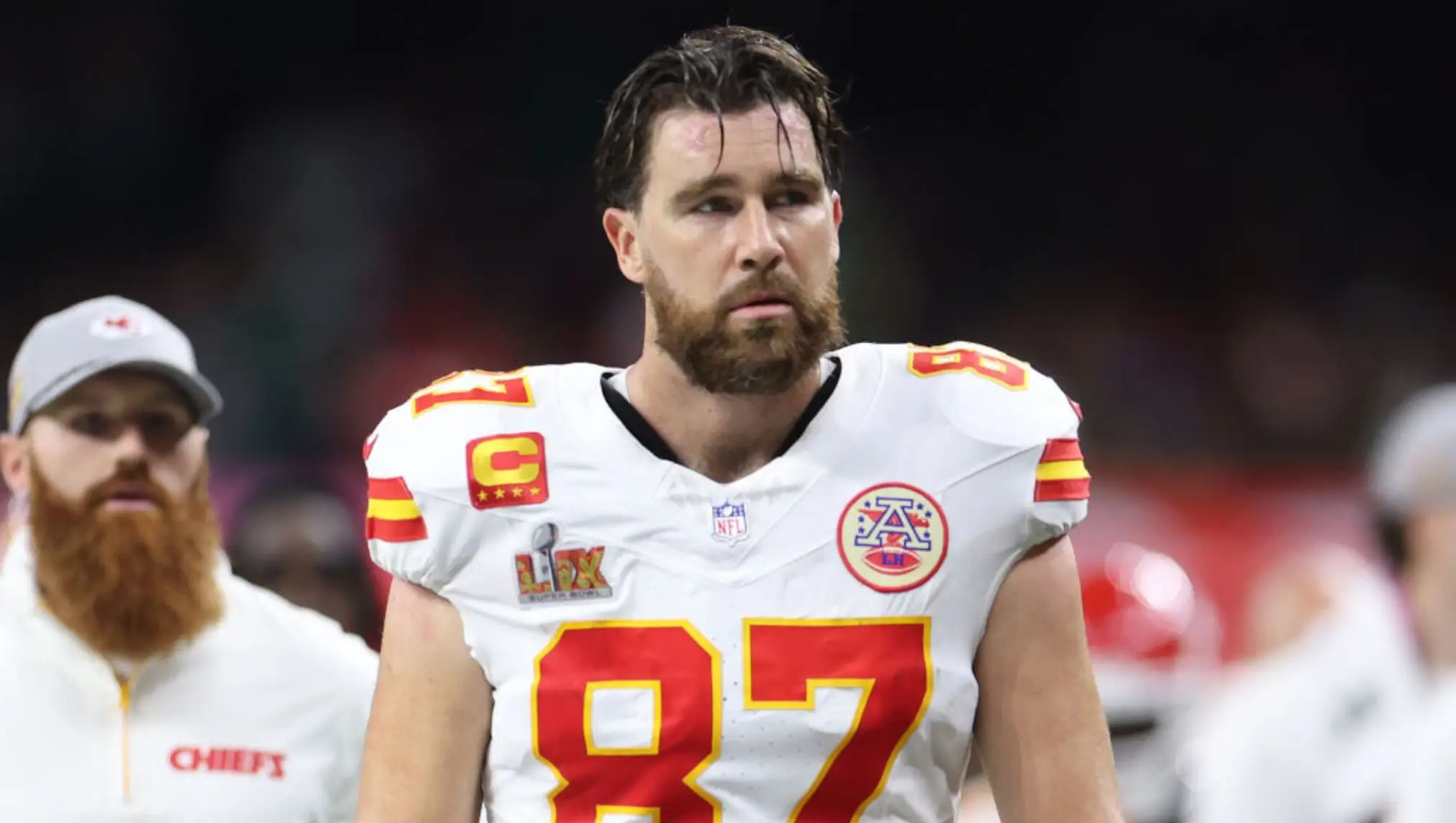 Travis Kelce's post-game press conference has been analyzed (Jamie Squire/Getty Images)