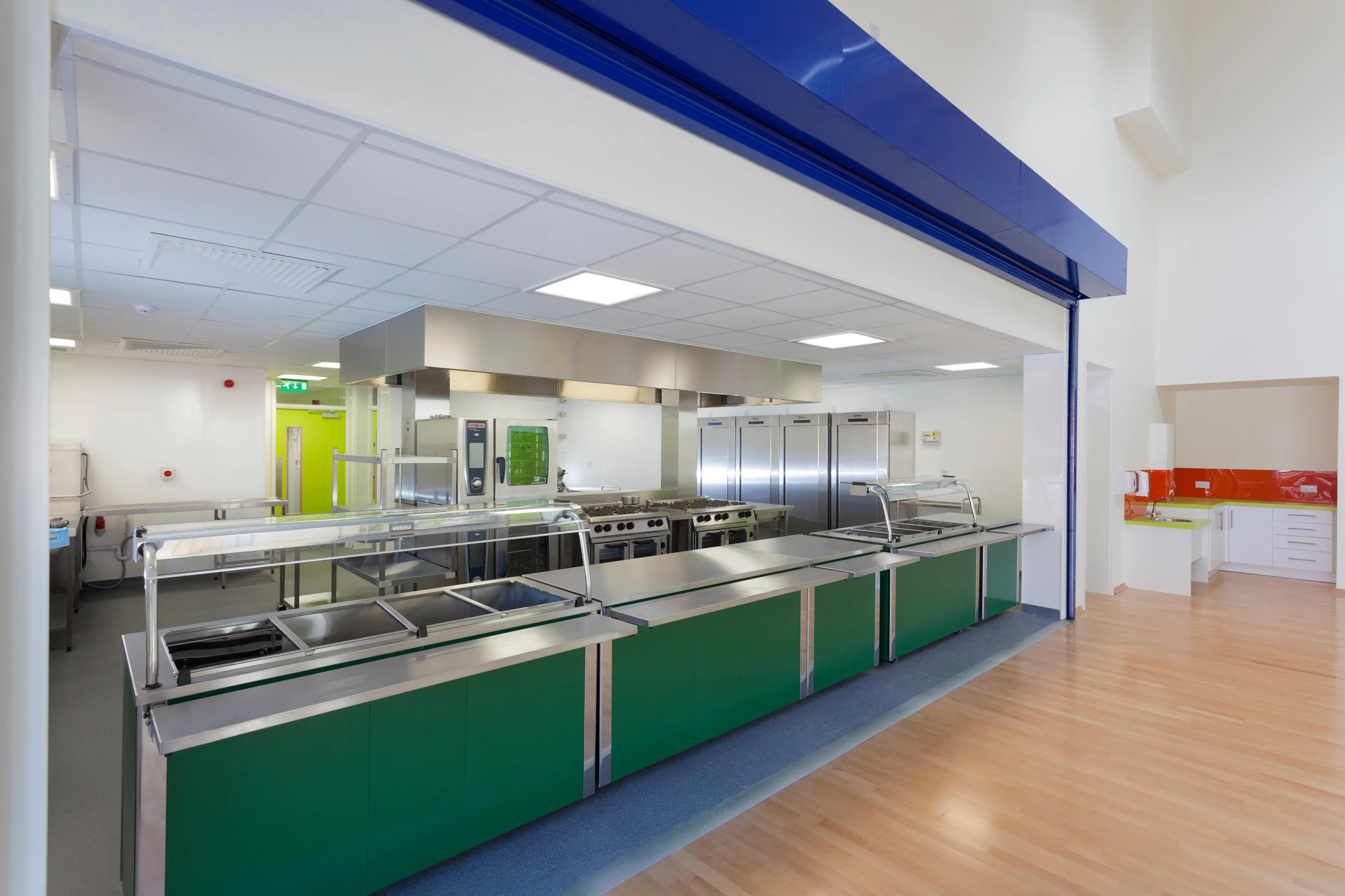 A student tipped off officials to the cafeteria worker (stock image).