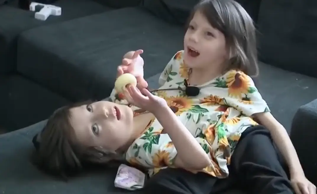 Callie and Carter have their own hearts and stomachs. (KTVB)