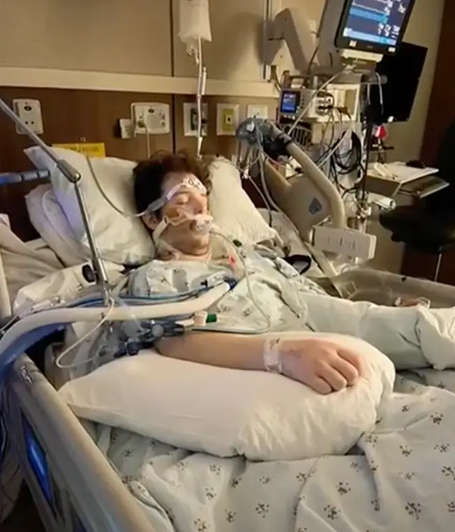 His family say he was a heavy smoker: credit: Valley News Live/YouTube