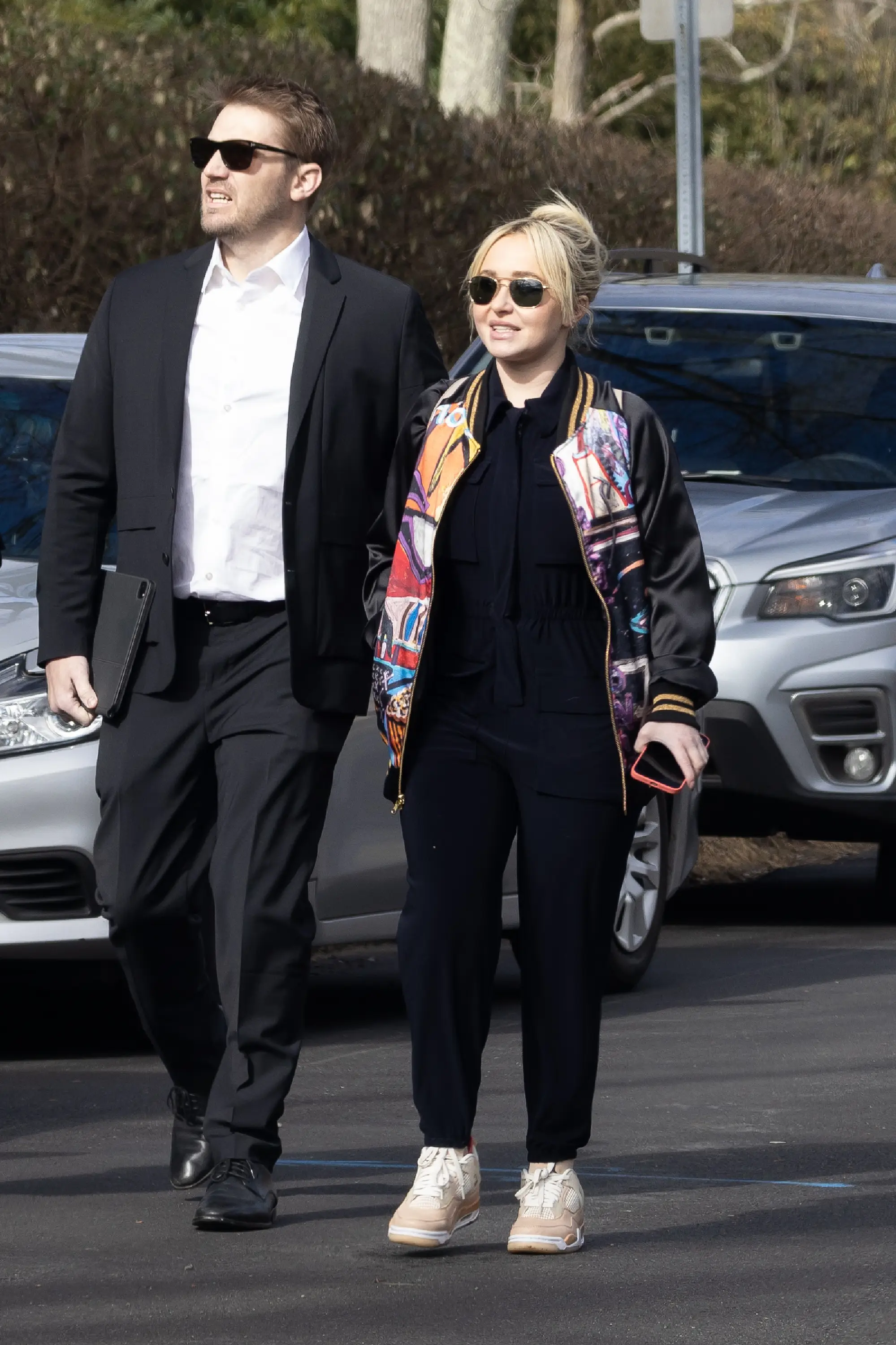 Hayden Panettiere and Brian Hickerson seen together in 2023 following her brother Jansen's death (MEGA/GC Images)