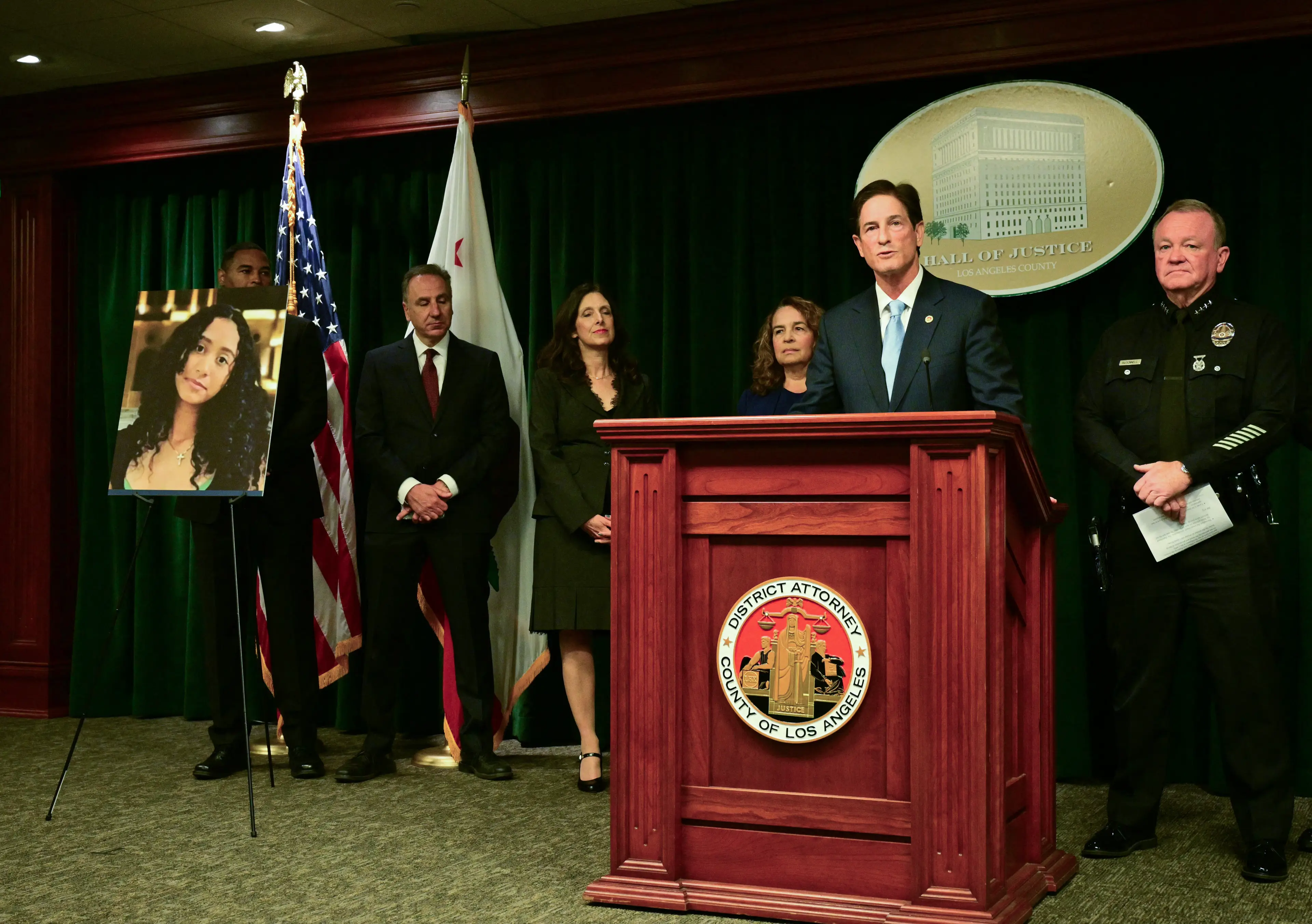 Authorities held a press briefing today (Frederic J. Brown / AFP via Getty Images)