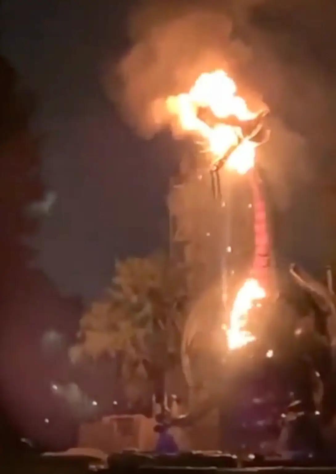 The show ended abruptly on Saturday night.