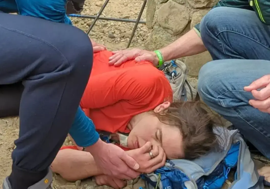 Jasmin was exhausted come the end.