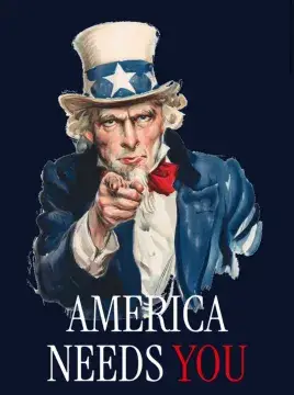 The recruitment poster in question (Homeland Security)