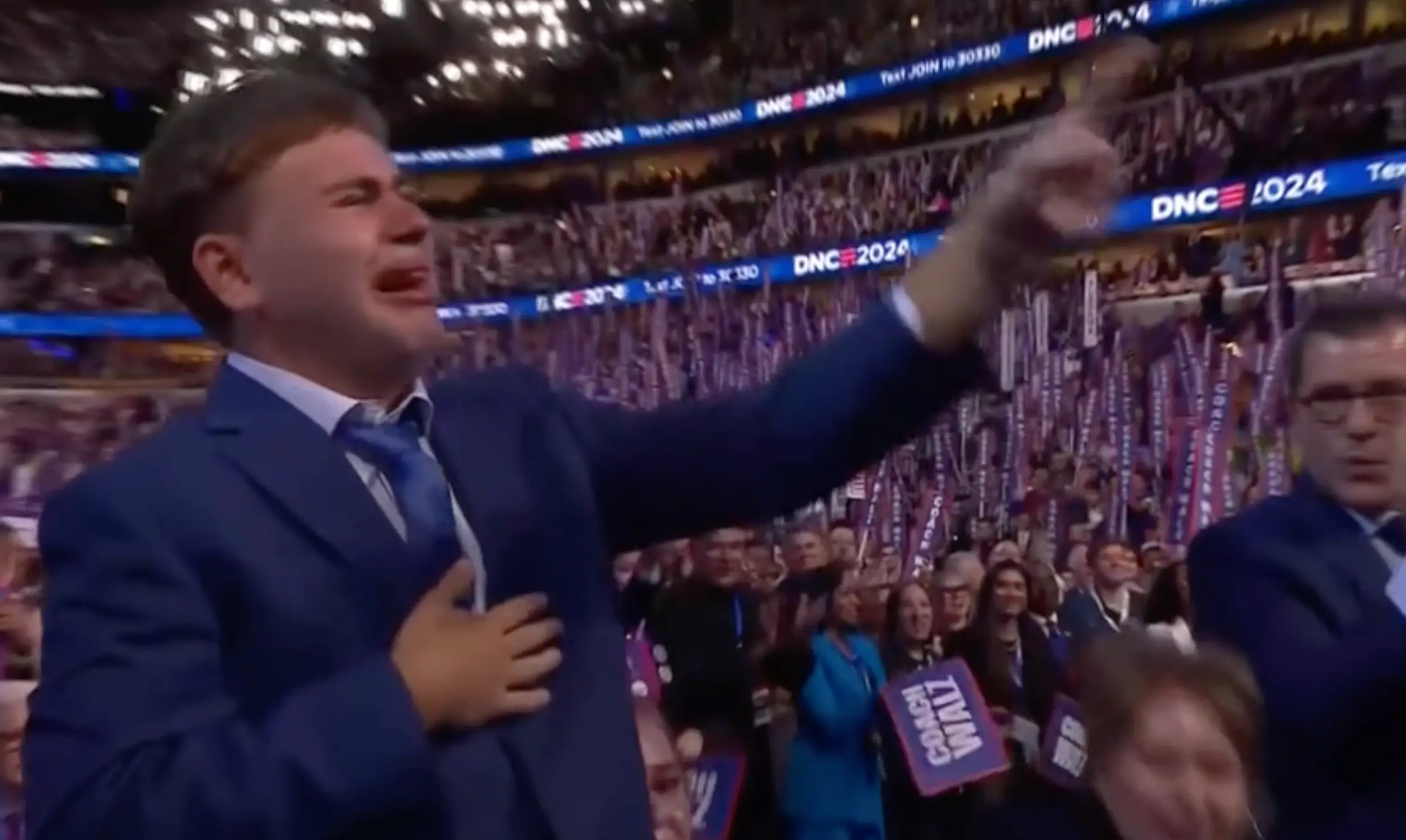 Social media users loved the 'beautiful' footage. (BBC)