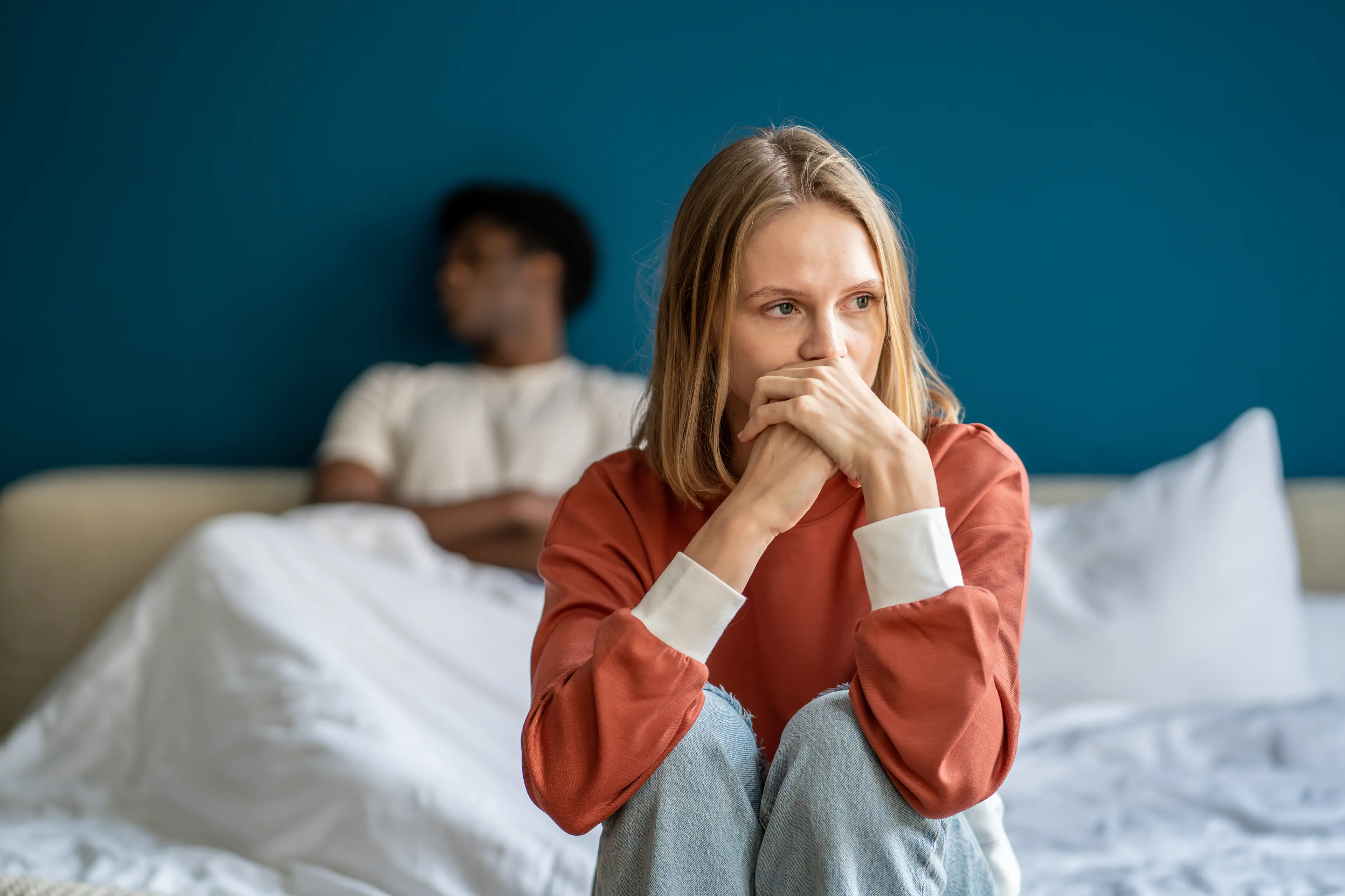 One commenter described blurring a partner without warning as 'just a humiliation ritual' unless paired with a planned reveal. (Getty Stock Image)