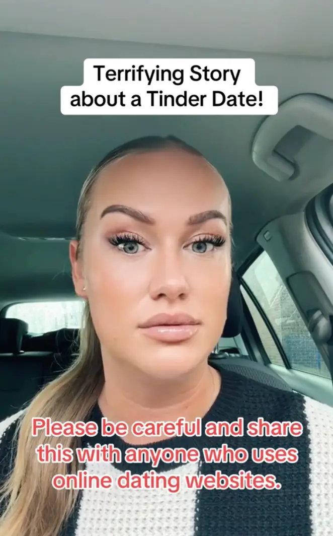 Brookes has provided a stern warning for those using dating apps (TikTok/@brookestok)