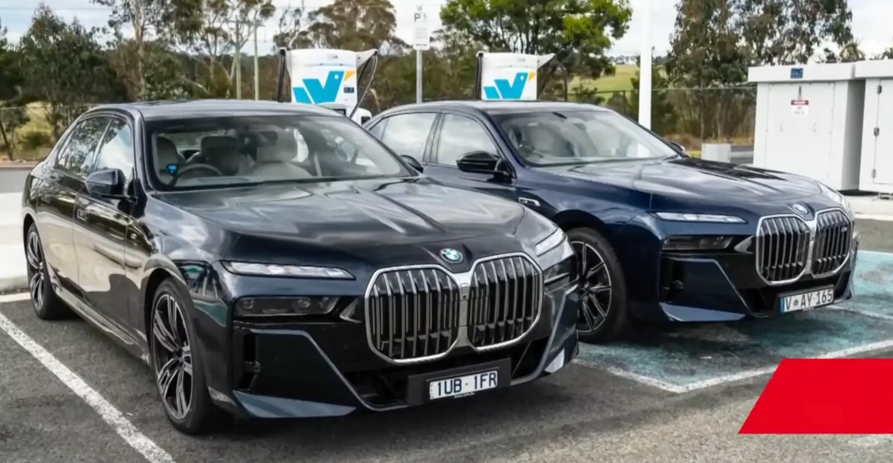 The two BMWs went head-to-head.