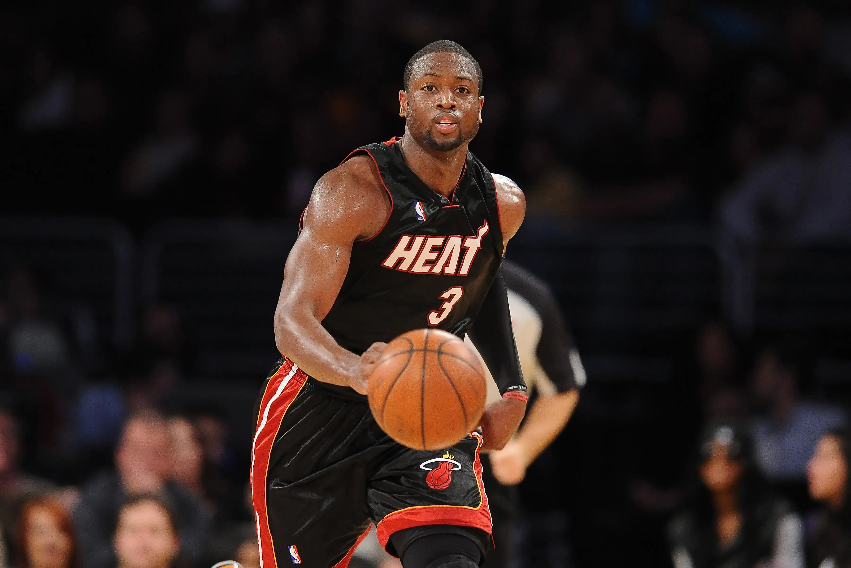 Dwayne Wade was number three of the Miami Heat (Lisa Blumenfeld/Getty Images) 