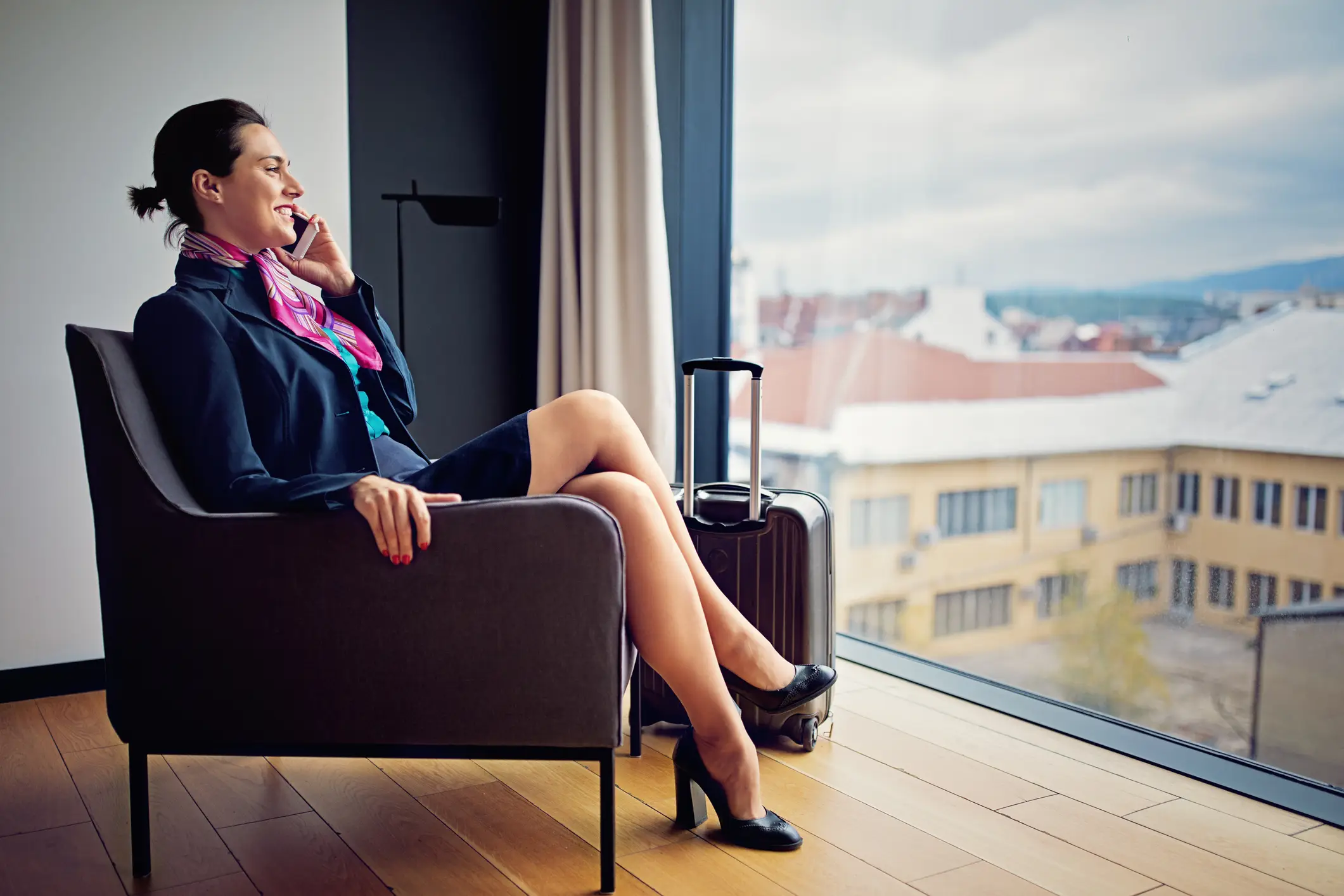 Flight attendants stay in hundreds of hotels every year (Getty Stock)