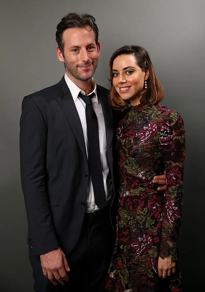 Jeff Baena and Aubrey Plaza pictured together in 2014 (Mark Davis/Getty Images for Sundance NEXT)