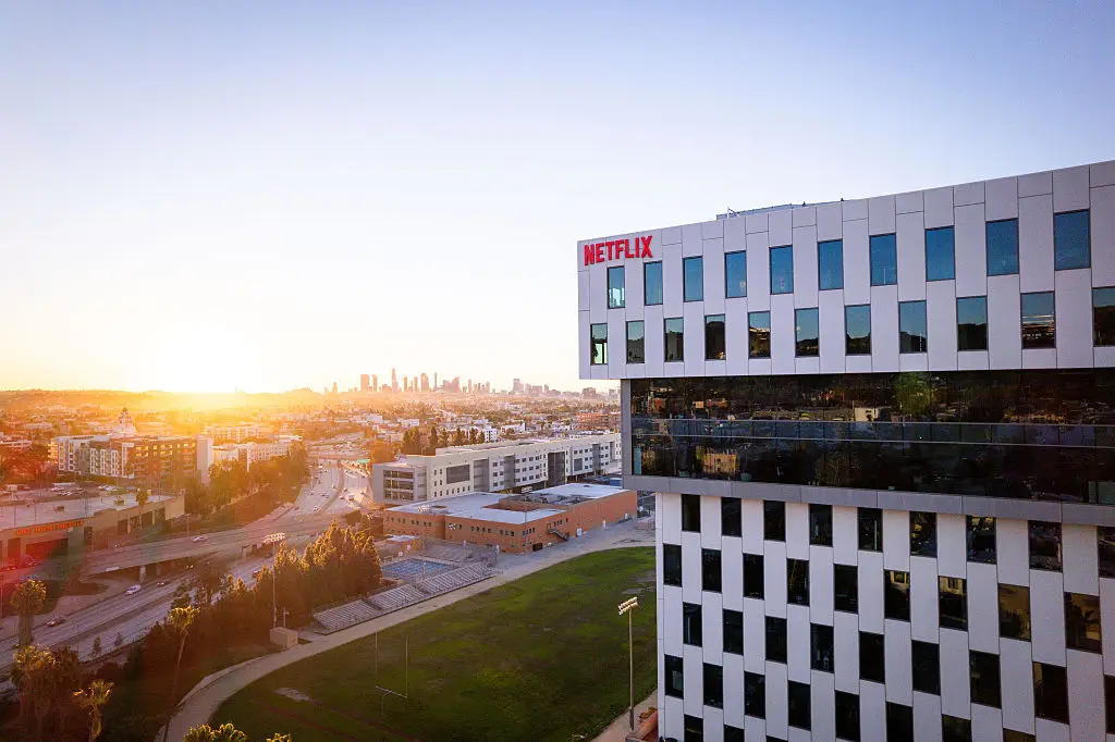 The film was allegedly stolen from Netflix HQ (Ethan Swope/Bloomberg via Getty Images)