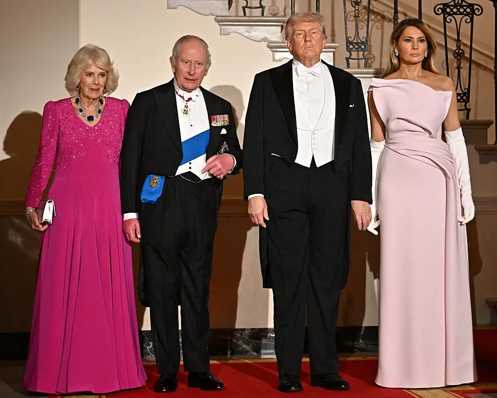 Queen Camilla, King Charles III, President Donald Trump, and First Lady Melania Trump (Samir Hussein/WireImage)