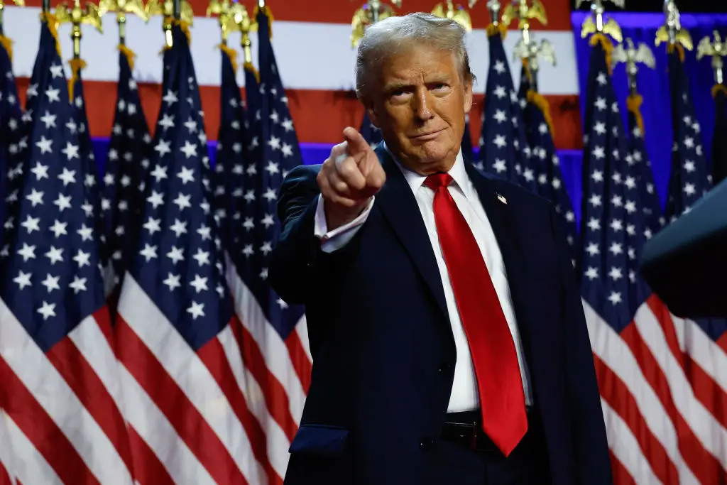 Donald Trump's latest post could see the online maps change again (Photo by Kevin Dietsch/Getty Images)
