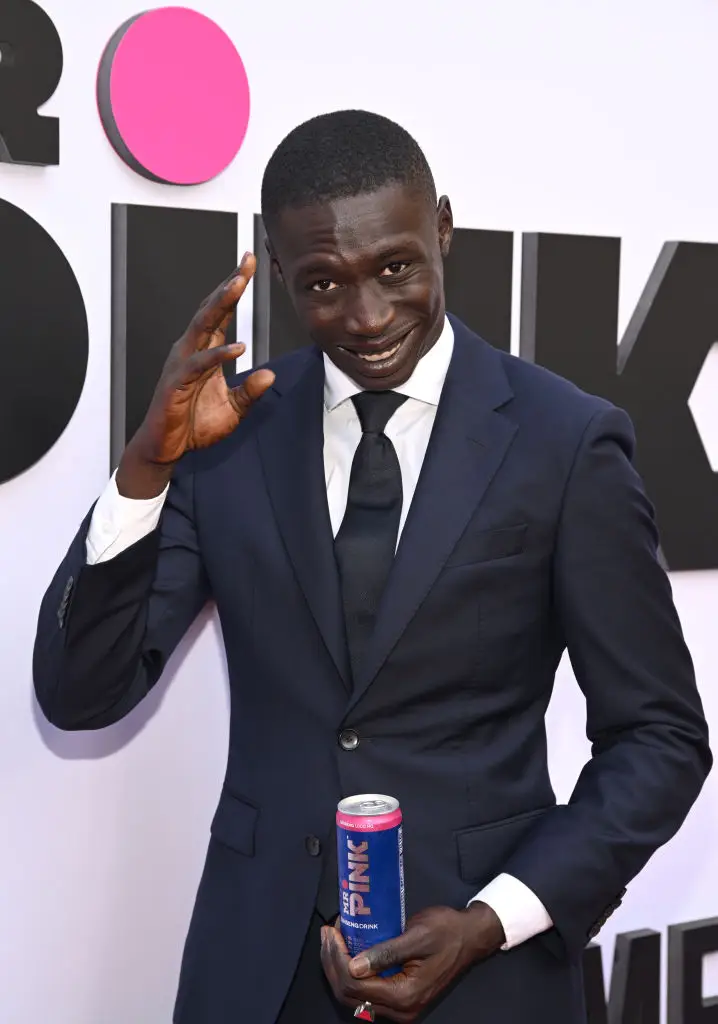 Khaby Lame was detained in the US on Friday for 'violating' immigration rules, but was released the same day (Michael Tullberg/Getty Images)