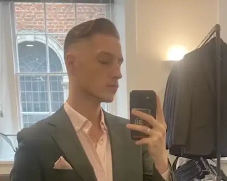 Benjamin began experiencing symptoms at the age of 18 (YouTube/ The Patient Story)