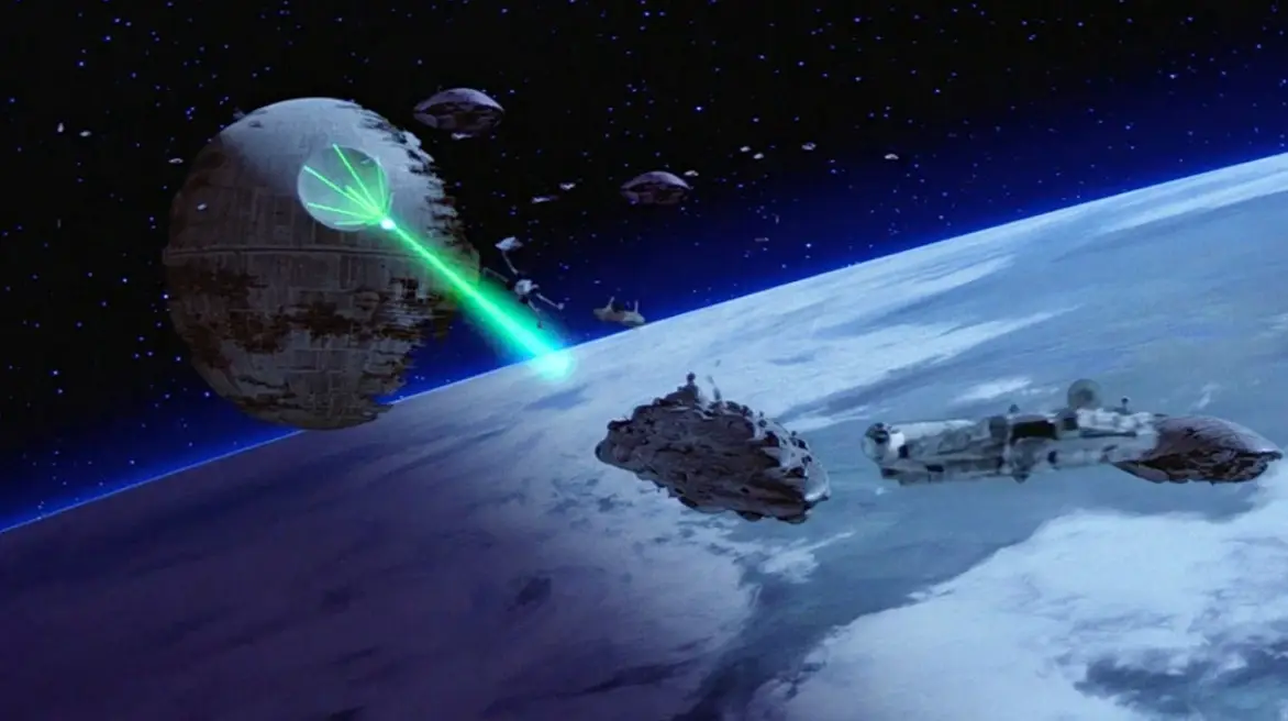 The black hole's energy is 100 trillion times stronger than that of the fictional Death Star (20th Century Fox)