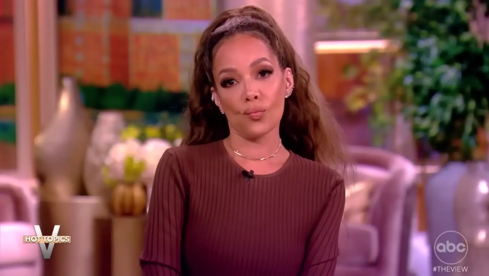 Sunni Hostin led a discussion about 'red flags' they've noticed in the NFL player's behaviour.