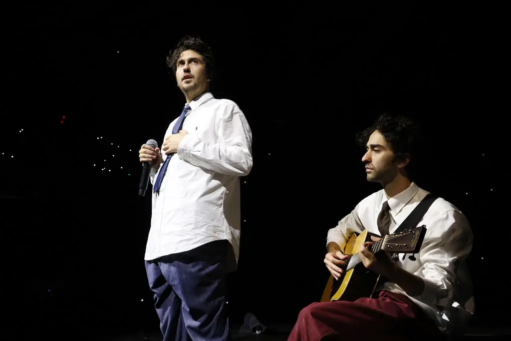 Nat and his brother have been on tour with Eilish (Kevin Mazur/Getty Images for Live Nation)