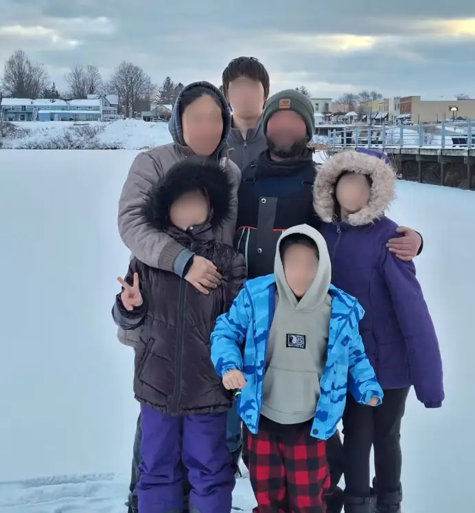 The family were bundled into a van and driven to Mexico (Texas Civil Rights Project)