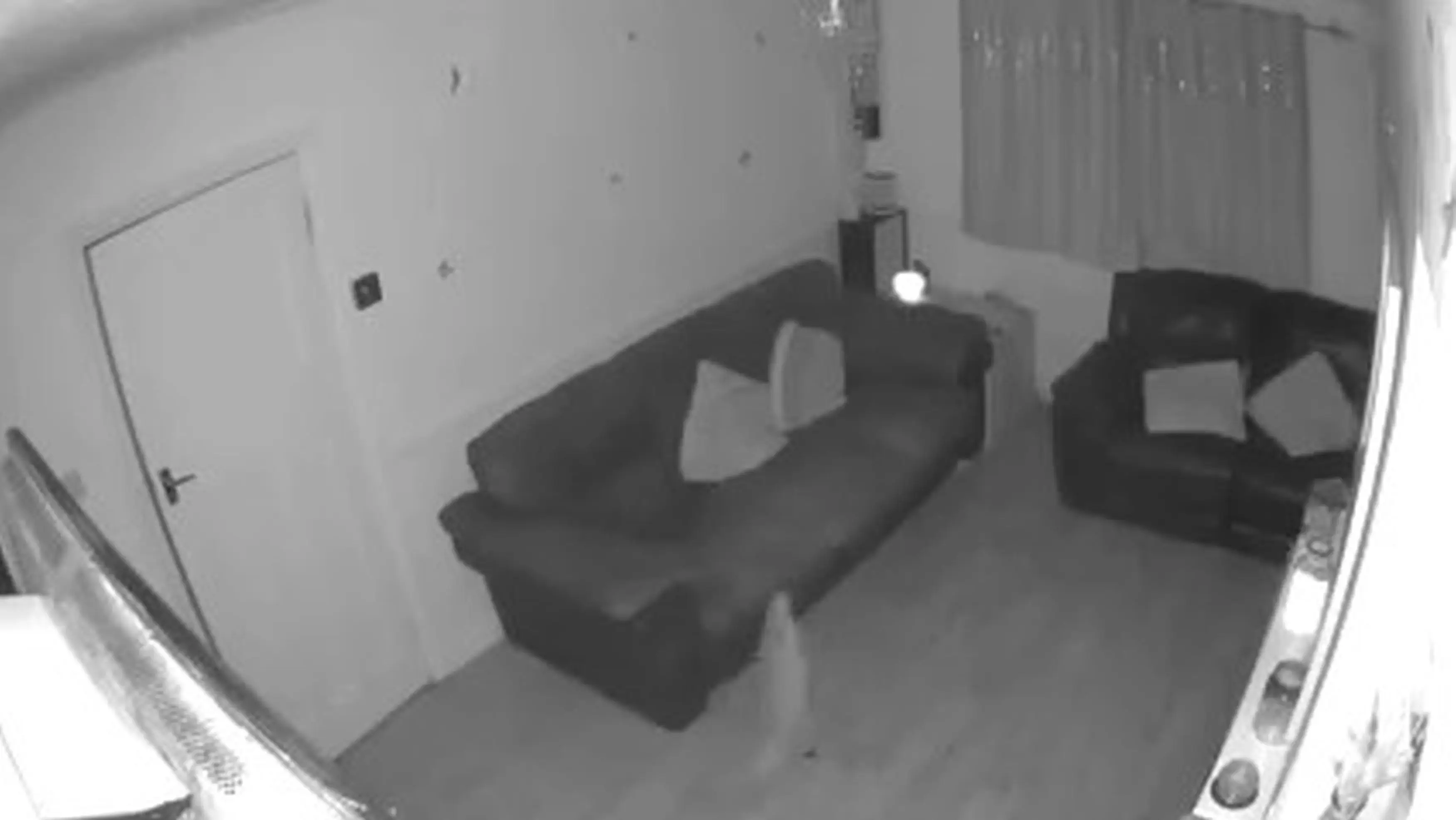 The ghost didn't think the pillow was BOOjee... sorry. (Kennedy News)