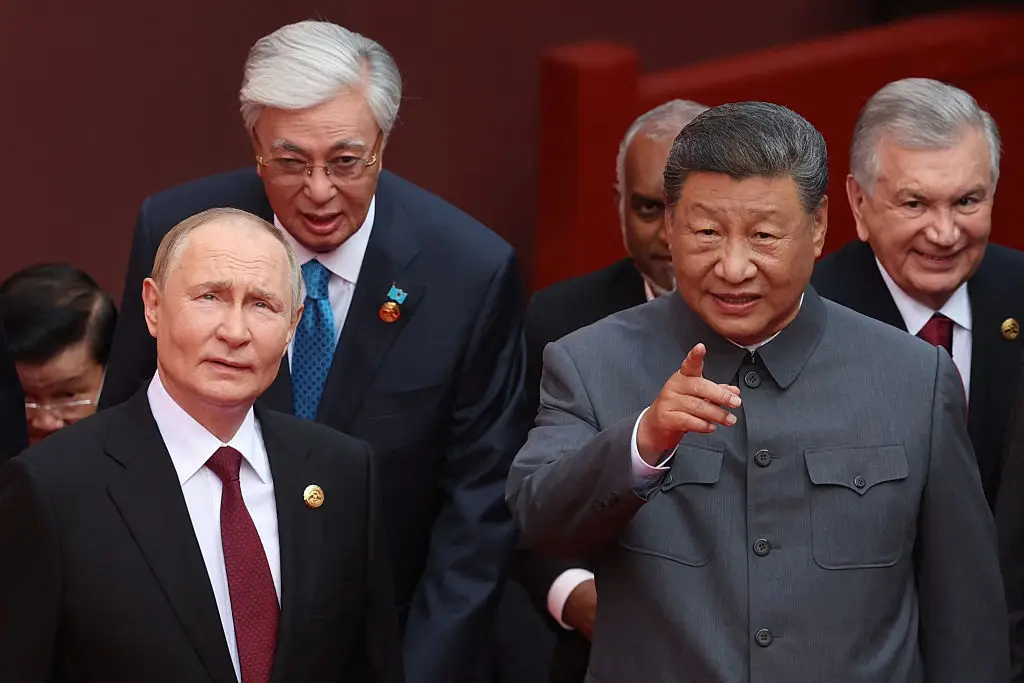 Putin and XI have said no to ChatGPT (Photo by ALEXANDER KAZAKOV/POOL/AFP via Getty Images)