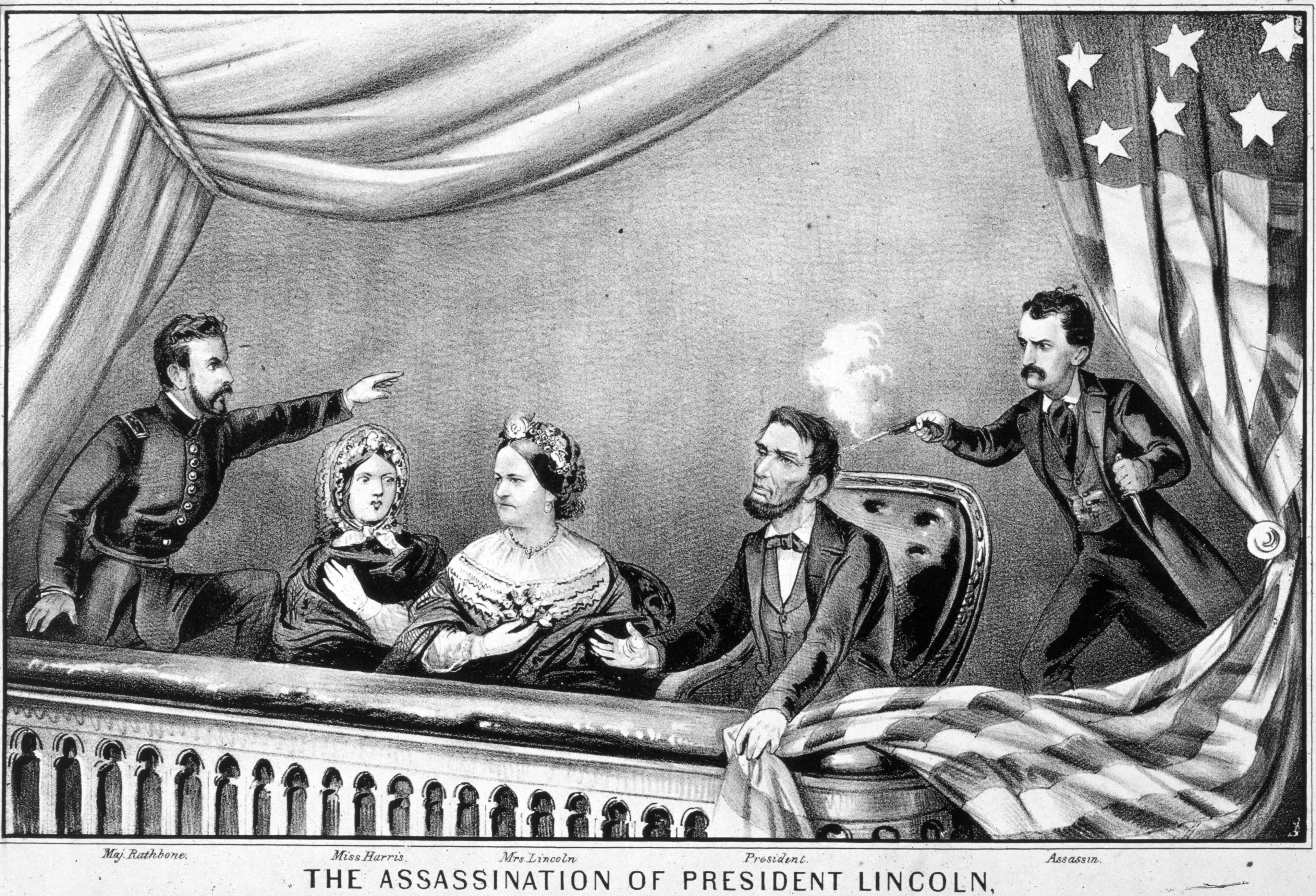 Lincoln was assassinated at the theatre (MPI/Getty Images)