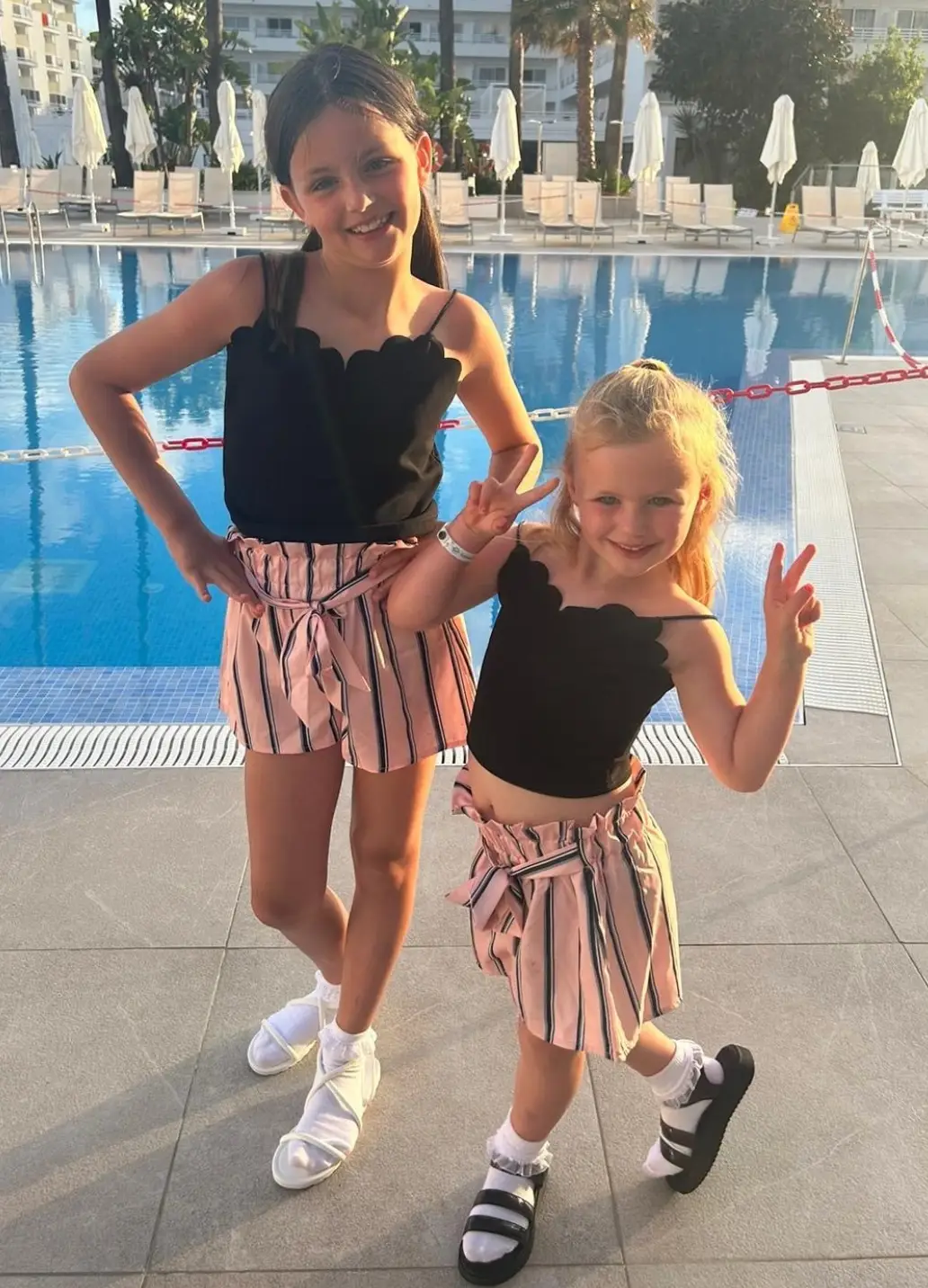 Poppie's young sisters Lillie and Rubie died in the crash. (West Yorkshire Police)