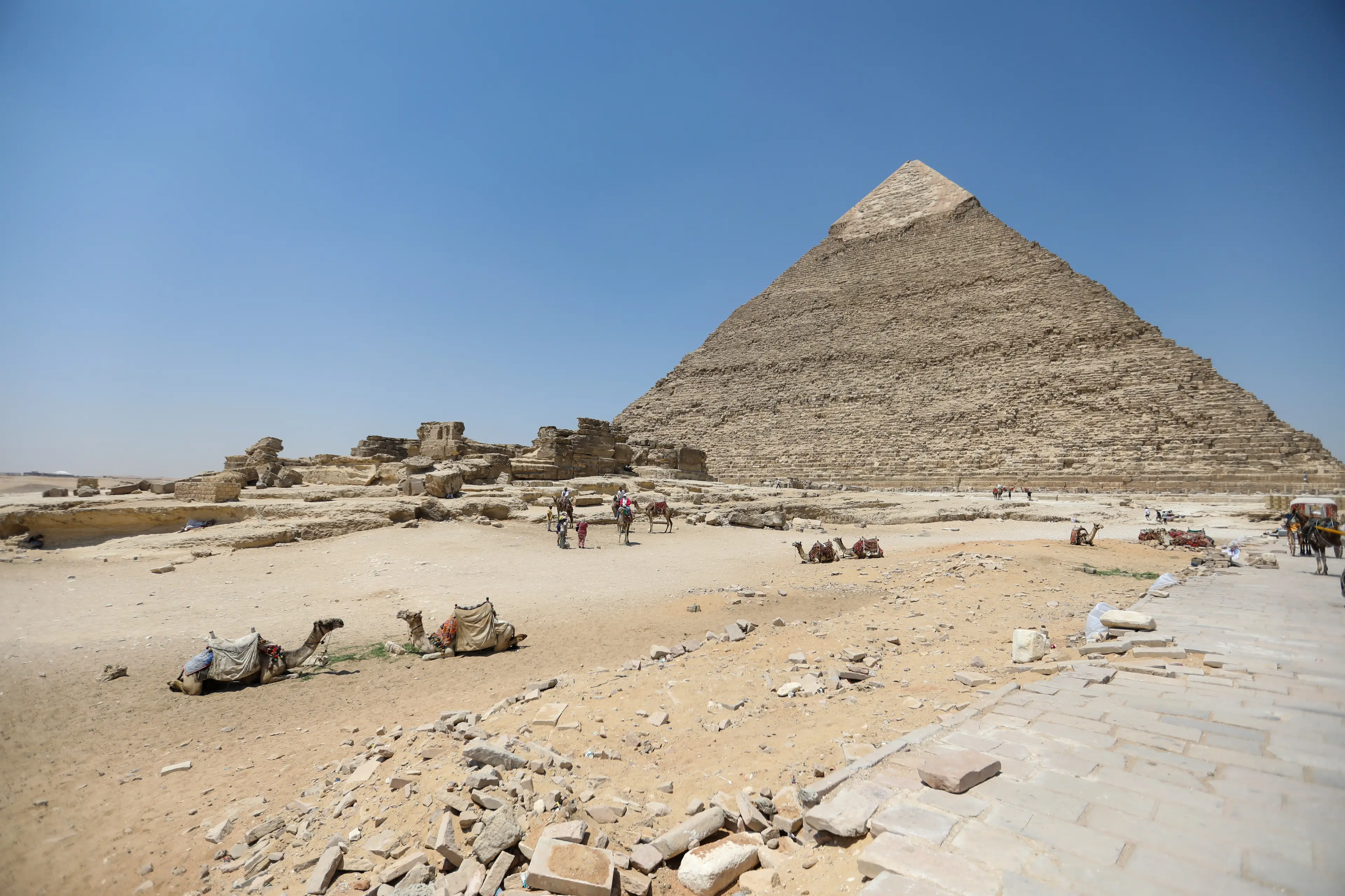 The Great Pyramid of Giza is over 4,000 years old (Ahmad Hasaballah/Getty Images)