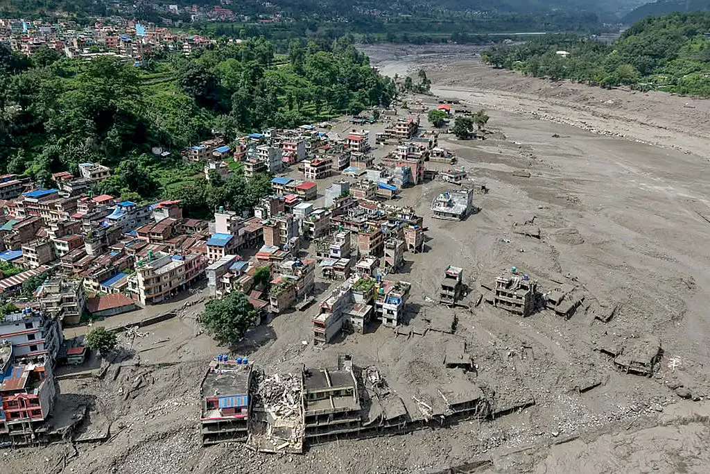 Distressing footage of the disaster is also circulating on social media. (Prabin RANABHAT / AFP via Getty Images)