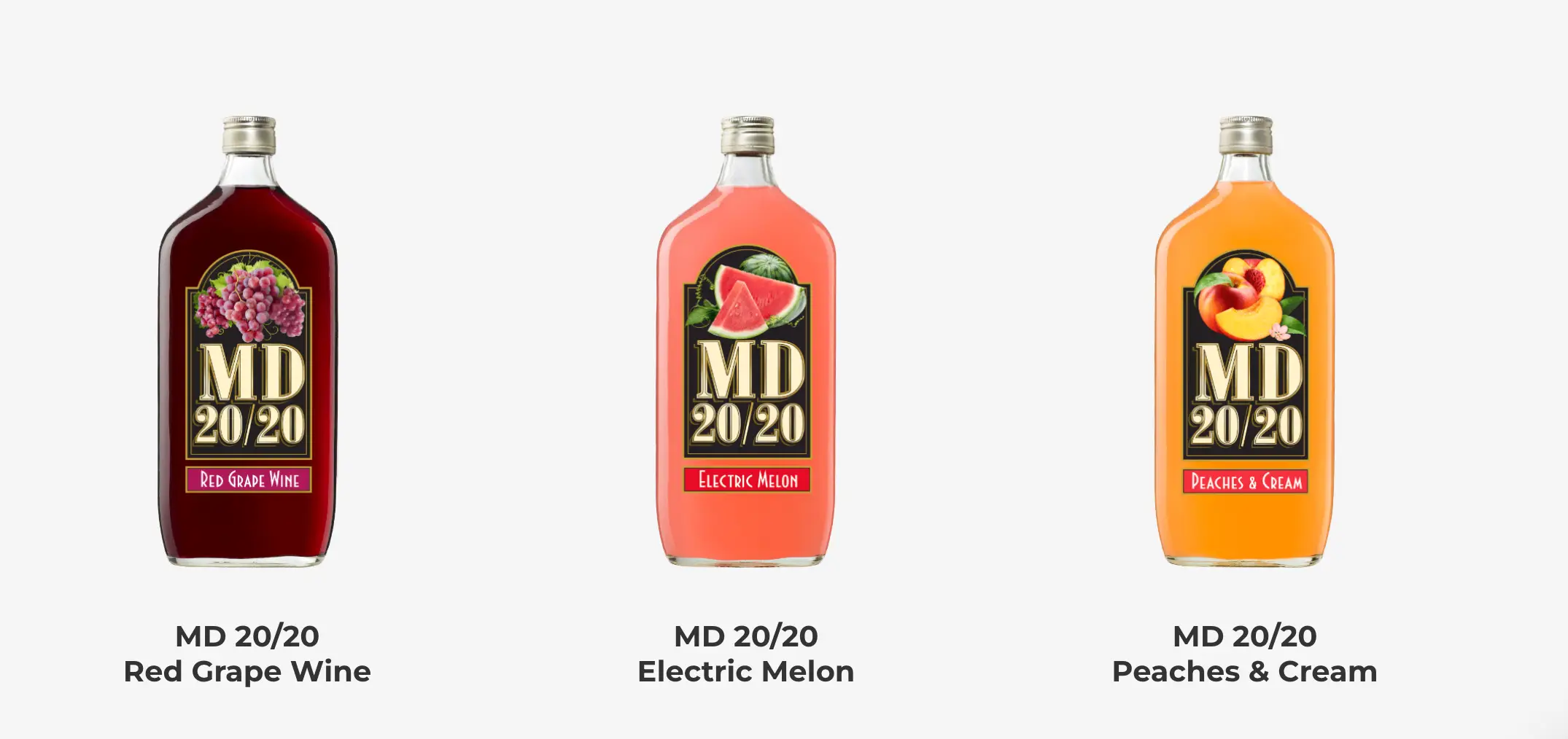 MD 20/20 is a fortified wine drink. (md2020wine.com)