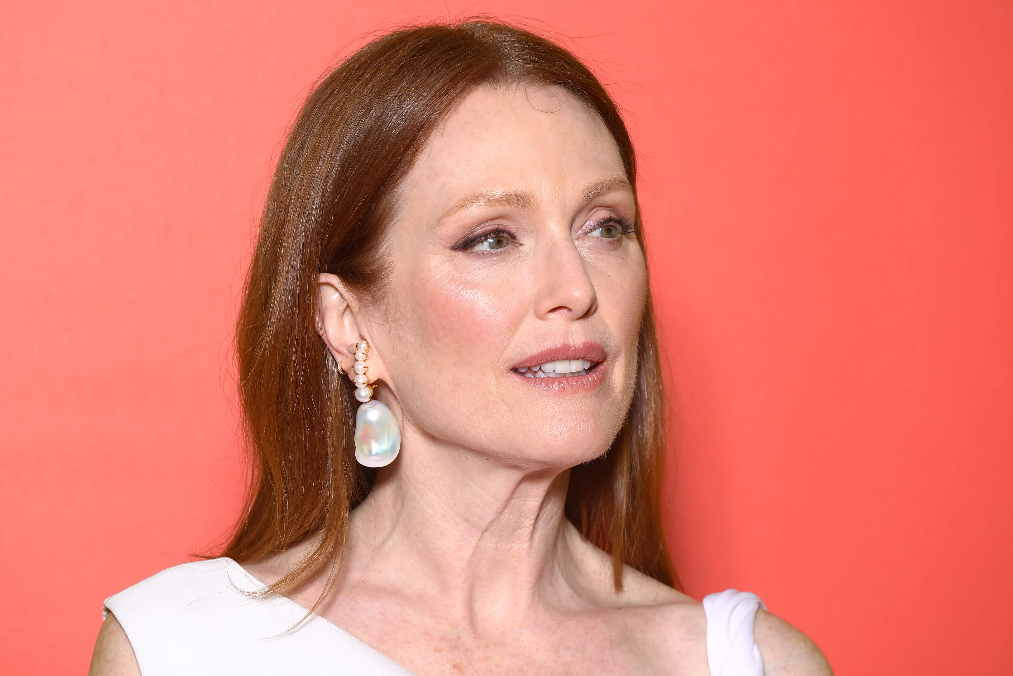 Julianne Moore has authored the book series 'Freckleface Strawberry' (Getty Images/ Marc Piasecki/WireImage) 