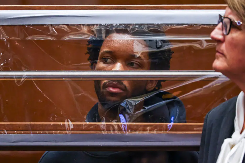 David Anthony Burke, known as D4vd, was charged with the first-degree murder of 14-year-old Celeste Rivas Hernandez, whose body was found decomposed in his car (ed Soqui - Pool/Getty Images)