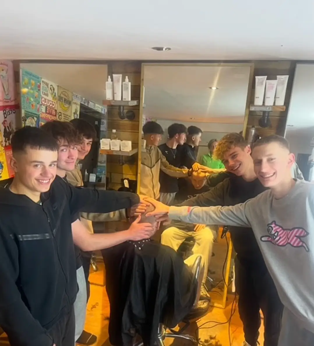 Jack with his friends (Katie Constable)