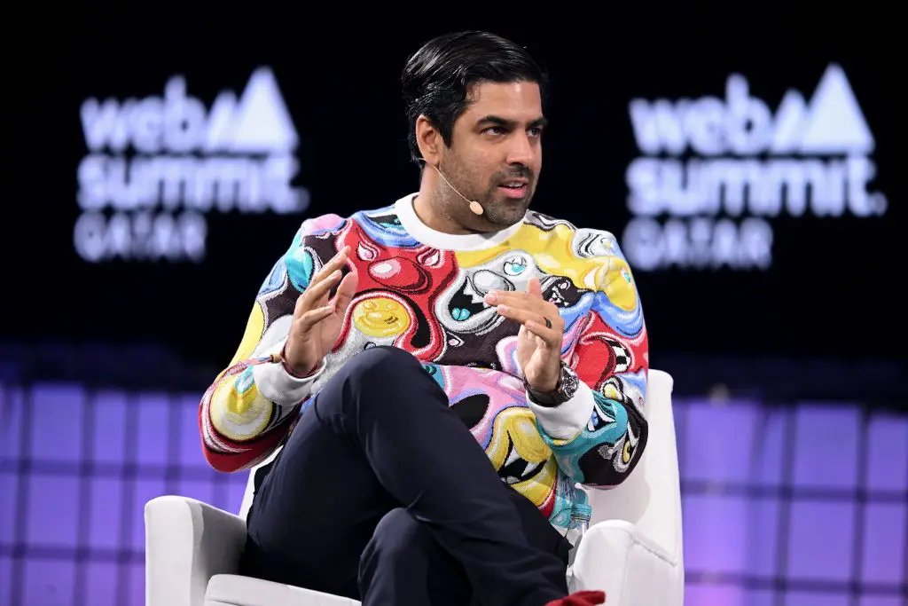 Sachin Dev Duggal, the former CEO of the company (Stephen McCarthy/Sportsfile for Web Summit Qatar via Getty Images)