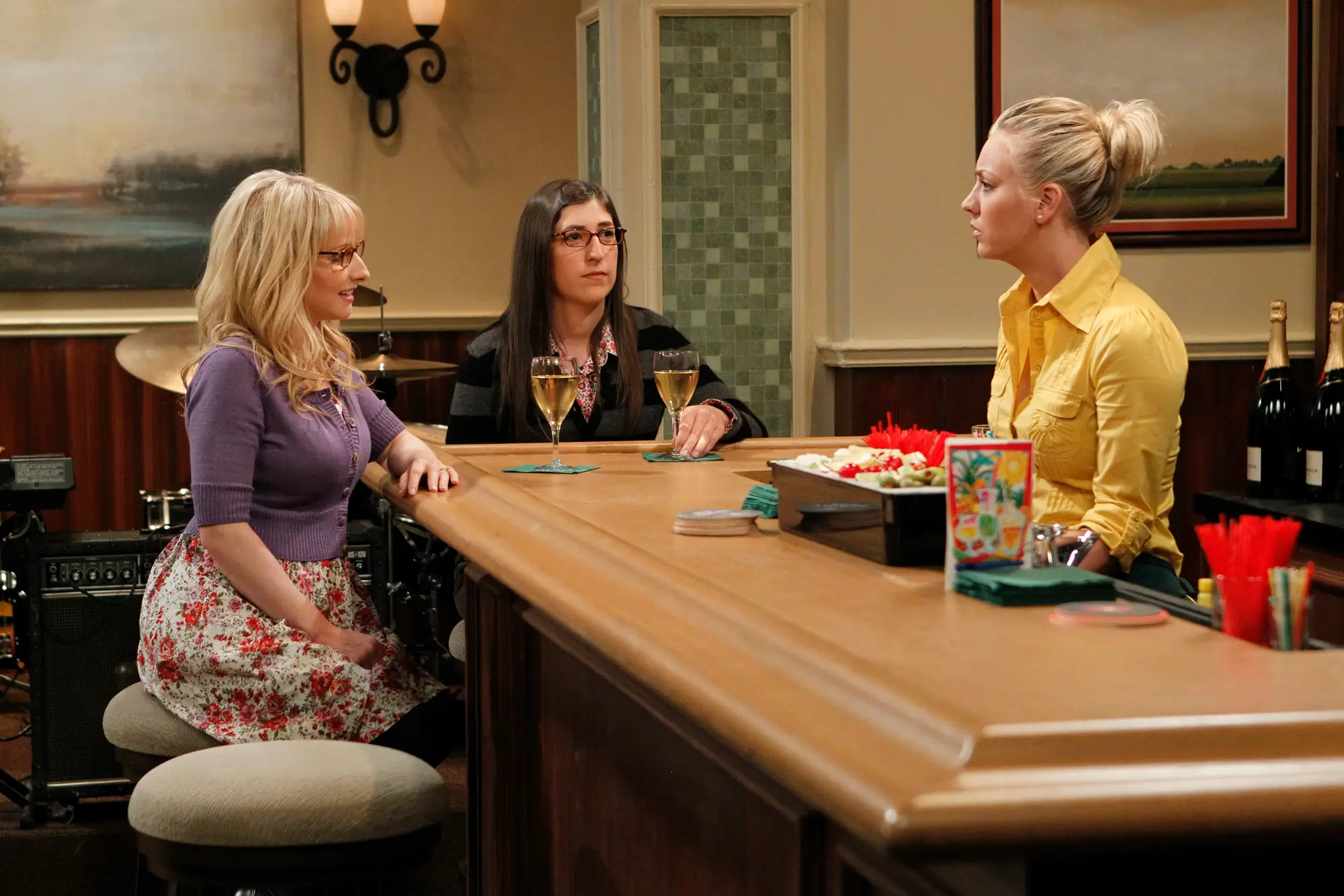 For much of the show's early run, Penny worked as a Cheesecake Factory waitress (Sonja Flemming/CBS via Getty Images)