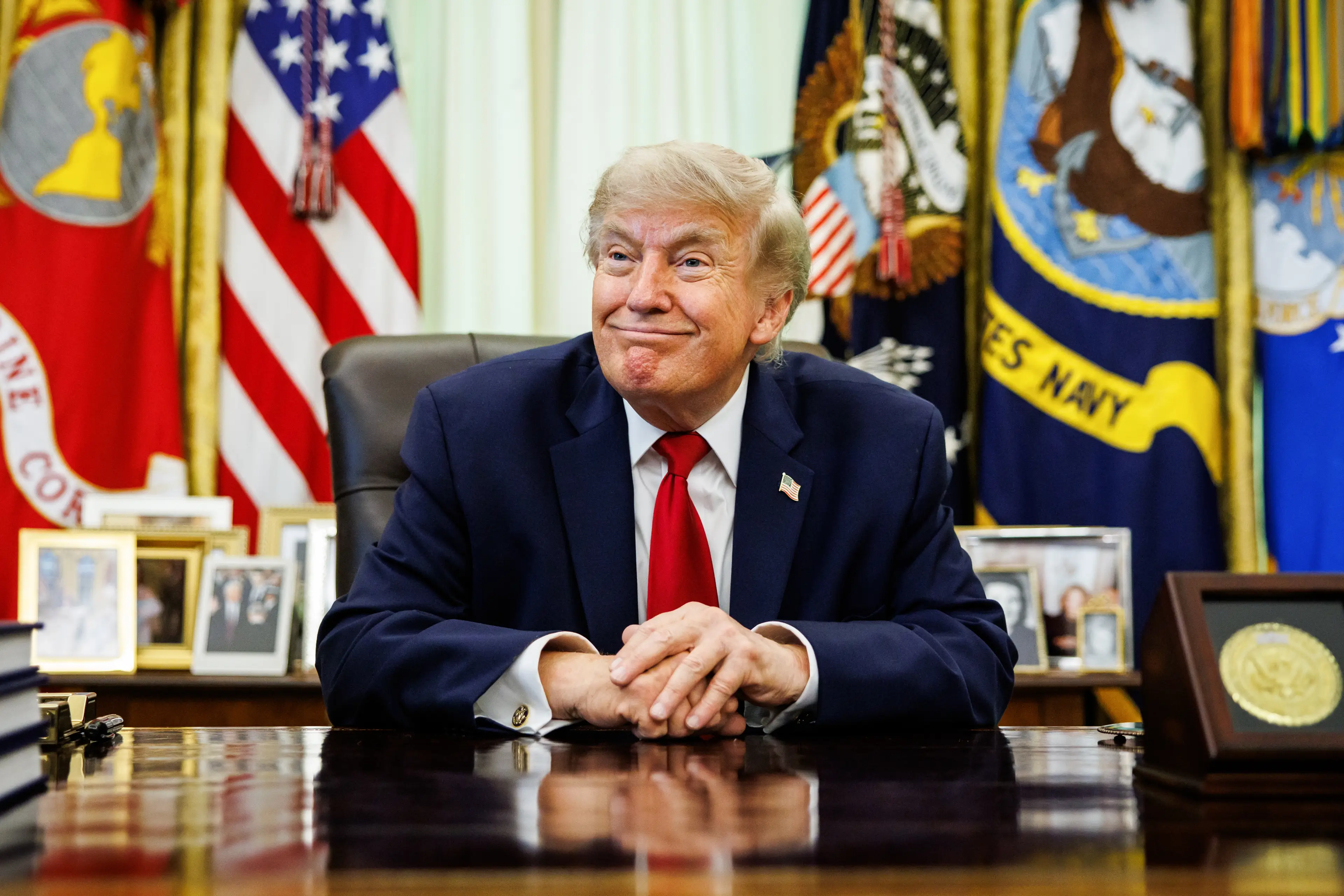 Trump has faced backlash following the comments (Samuel Corum/Sipa/Bloomberg via Getty Images)