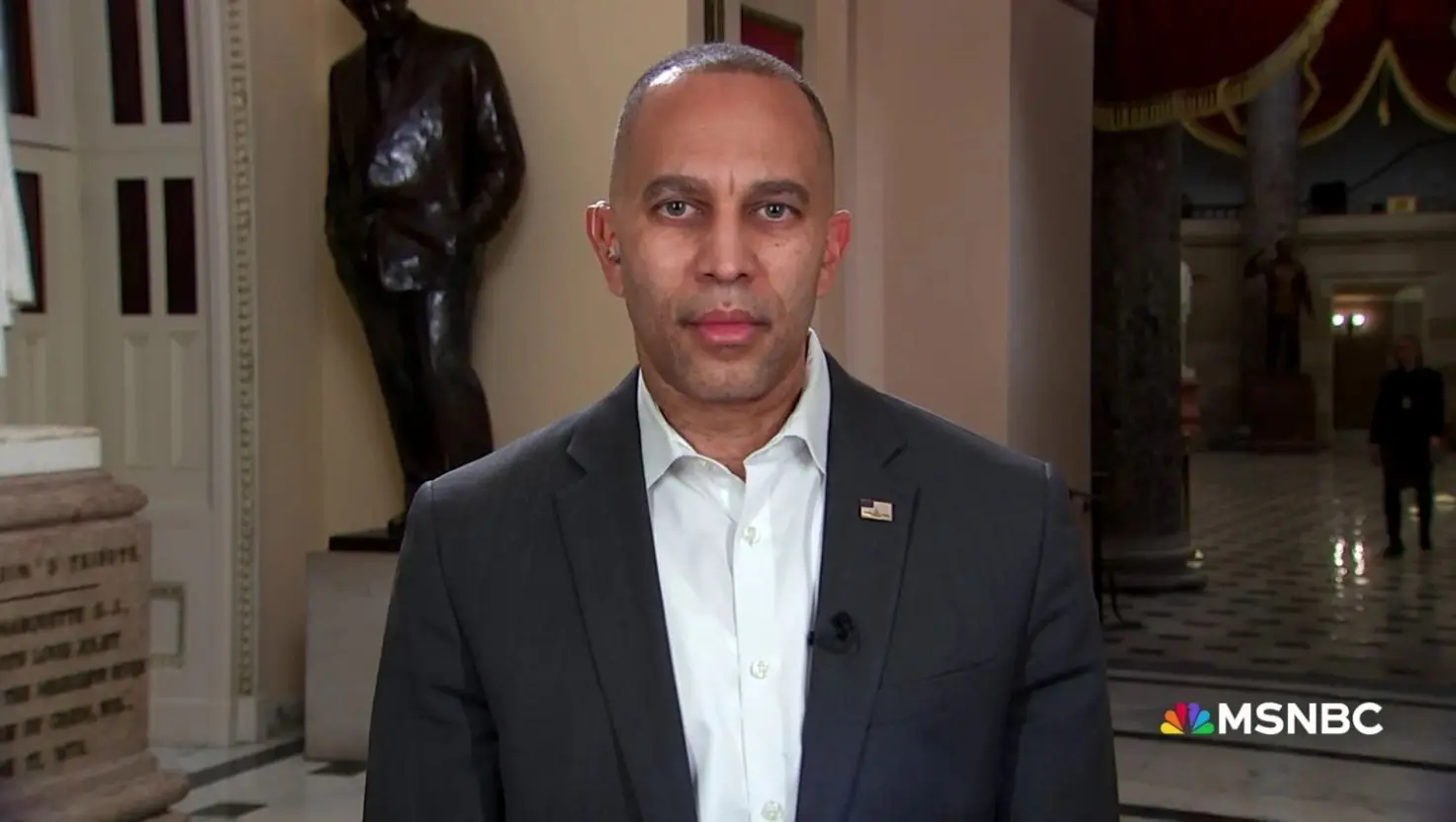 House Minority Leader Hakeem Jeffries accused Trump of not giving Republicans 'permission' to negotiate (MSNBC)