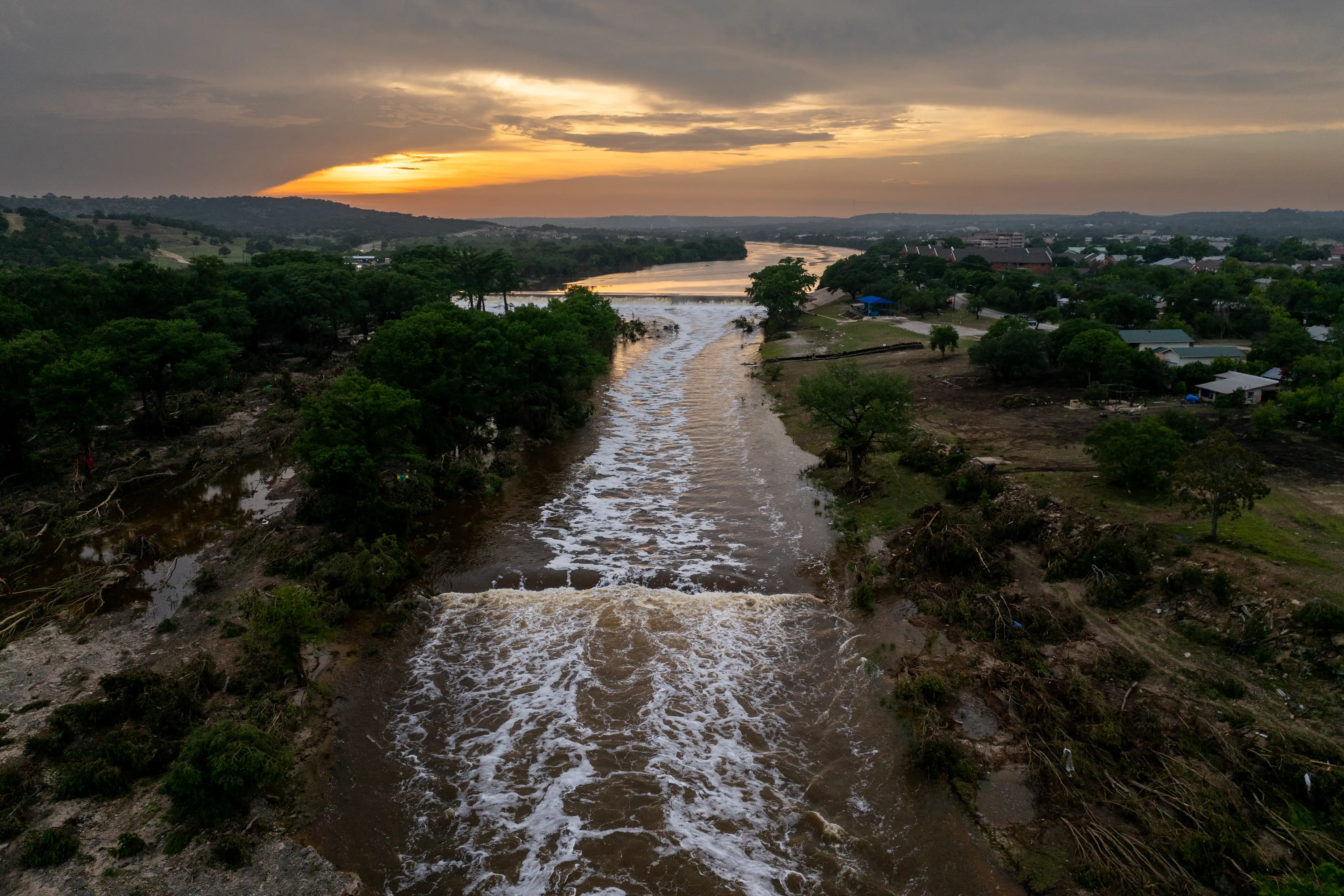 More than 100 people have died as a result of the floods (Brandon Bell/Getty Images)