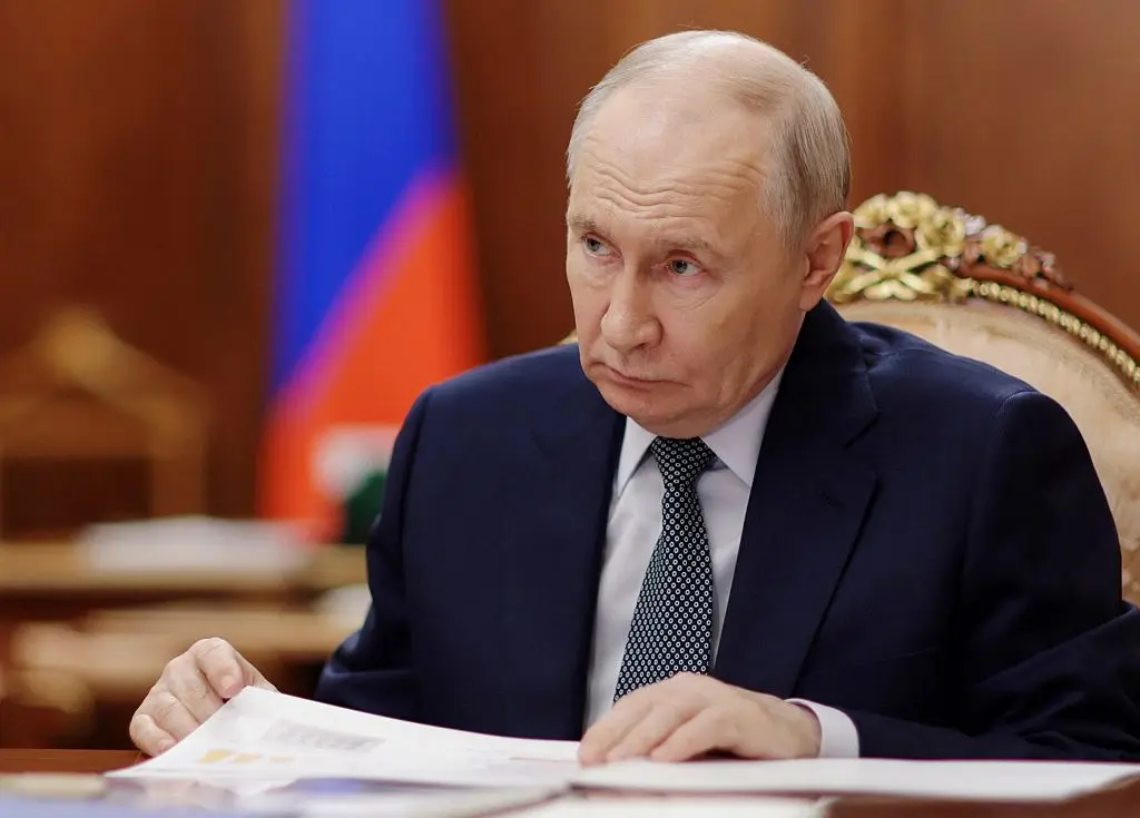 The Kremlin has denied that they would potentially strike a NATO country in the coming years. (Mikhail METZEL / POOL / AFP via Getty Images)