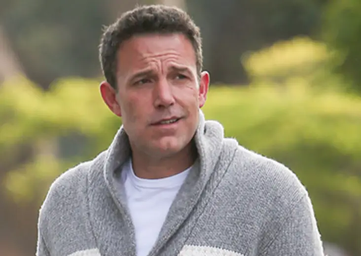 Affleck was spotted leaving the LA restaurant. ( Bellocqimages/Bauer-Griffin/GC Images via Getty)