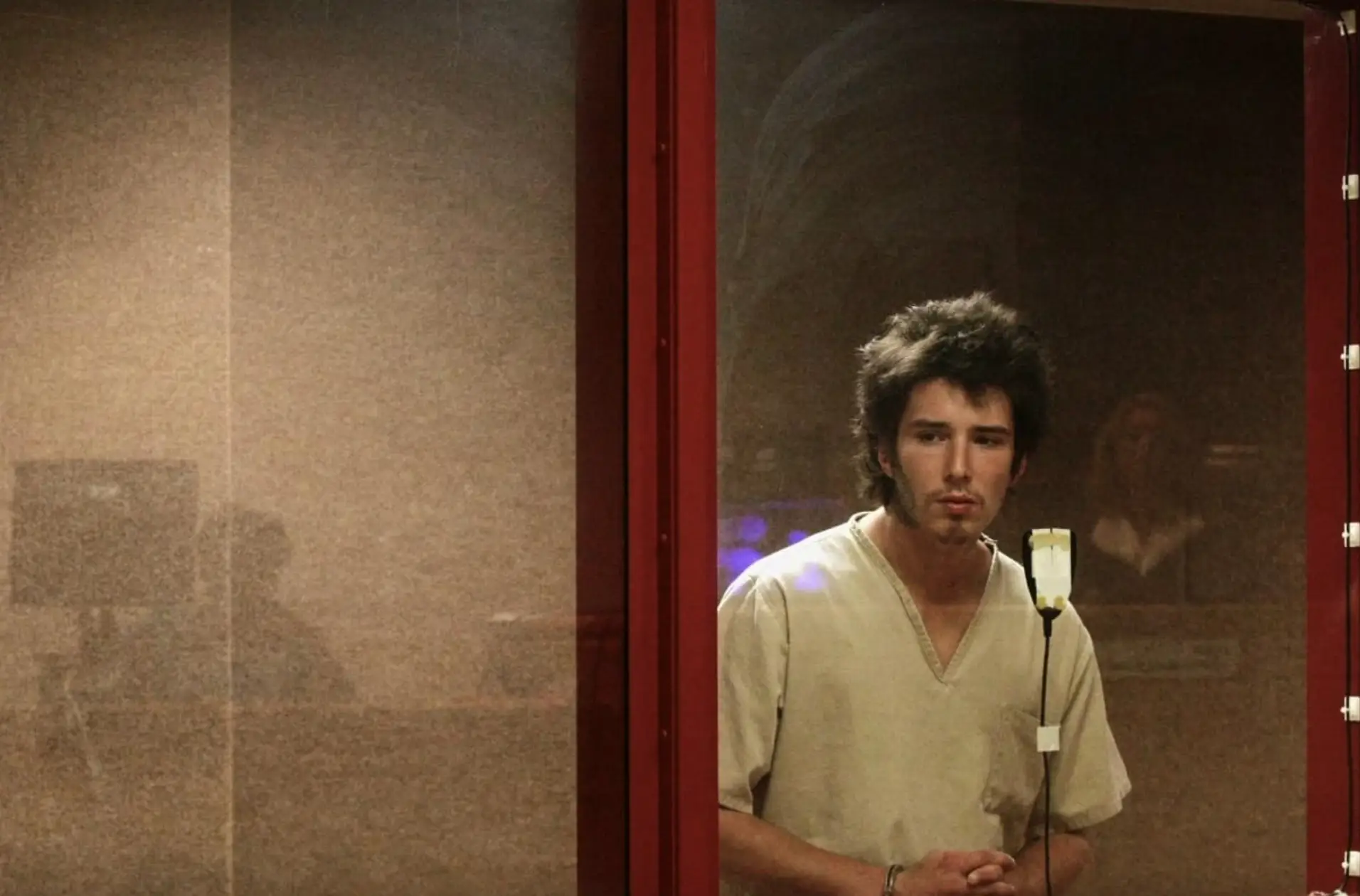 Caleb now finds himself in prison. (Netflix)