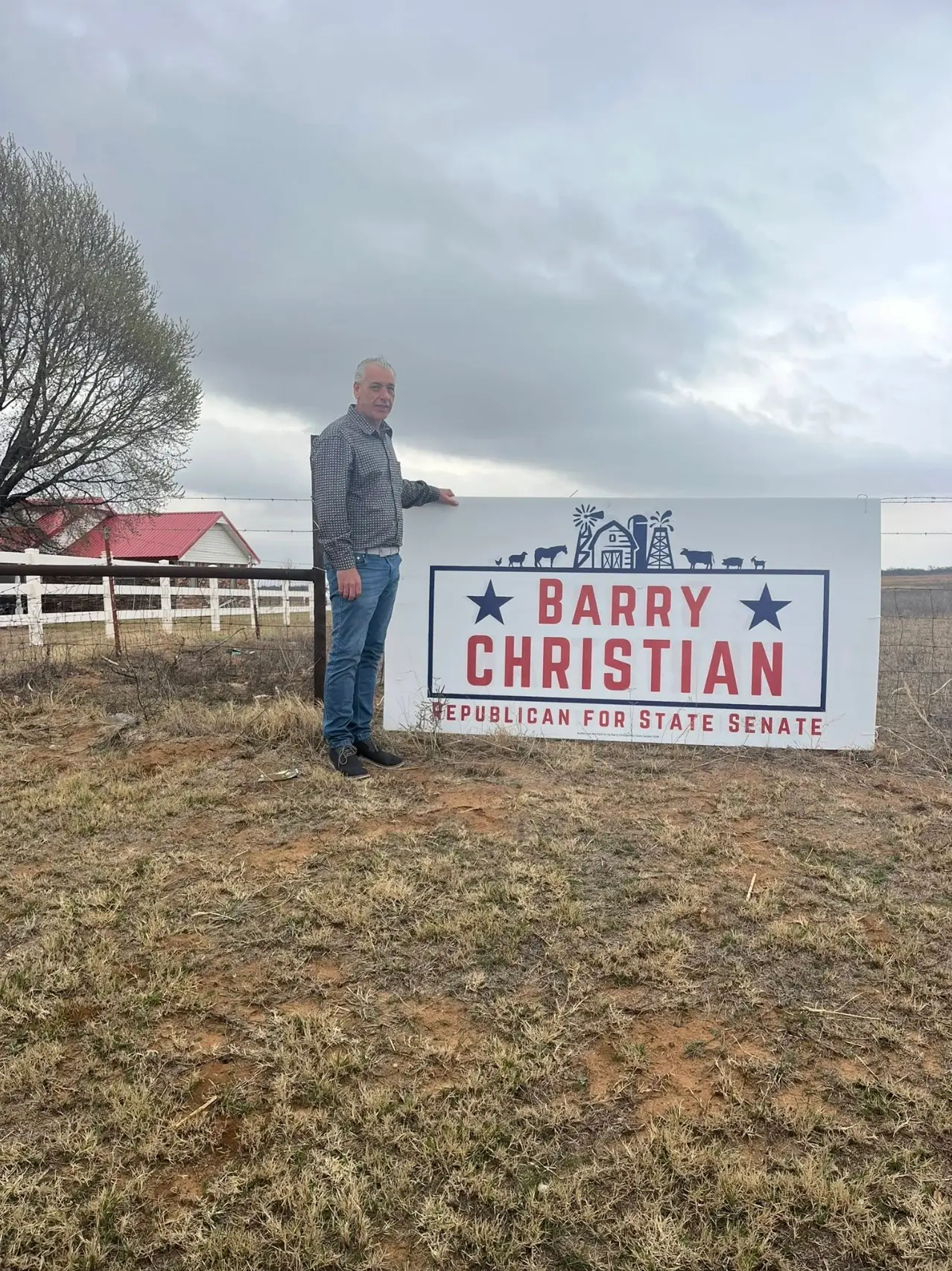The politician was reported missing on Tuesday (Facebook/Barry Christian)