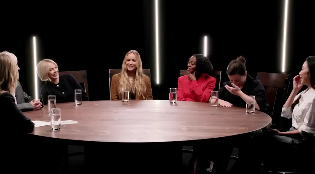 Lawrence sent all the other guests into fits of laughter.