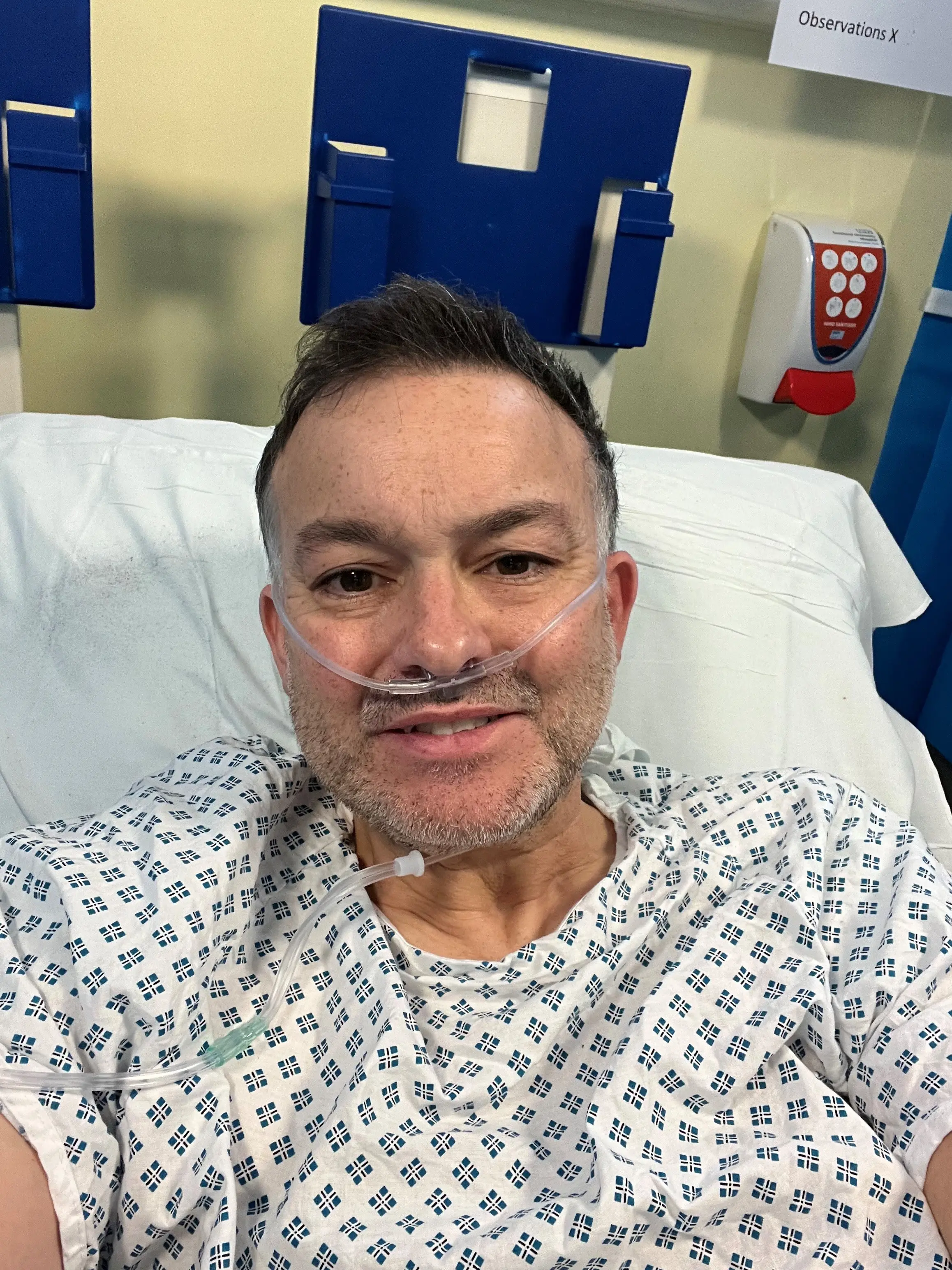 Lee spoke of having abdomen pain that left him in serious discomfort (PA Real Life)