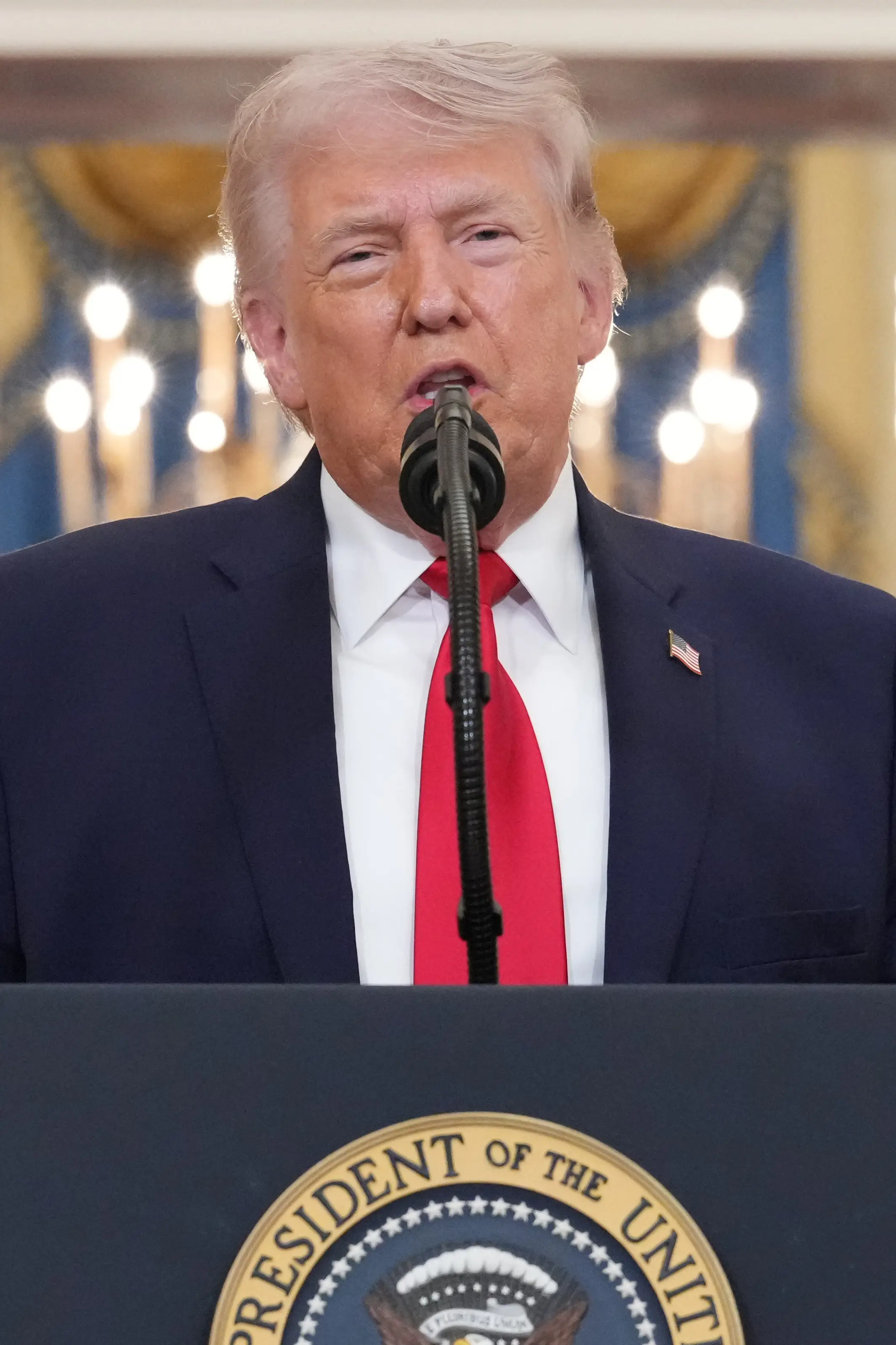 Trump's latest update offered very little in the way of new developments (Alex Brandon-Pool/Getty Images)